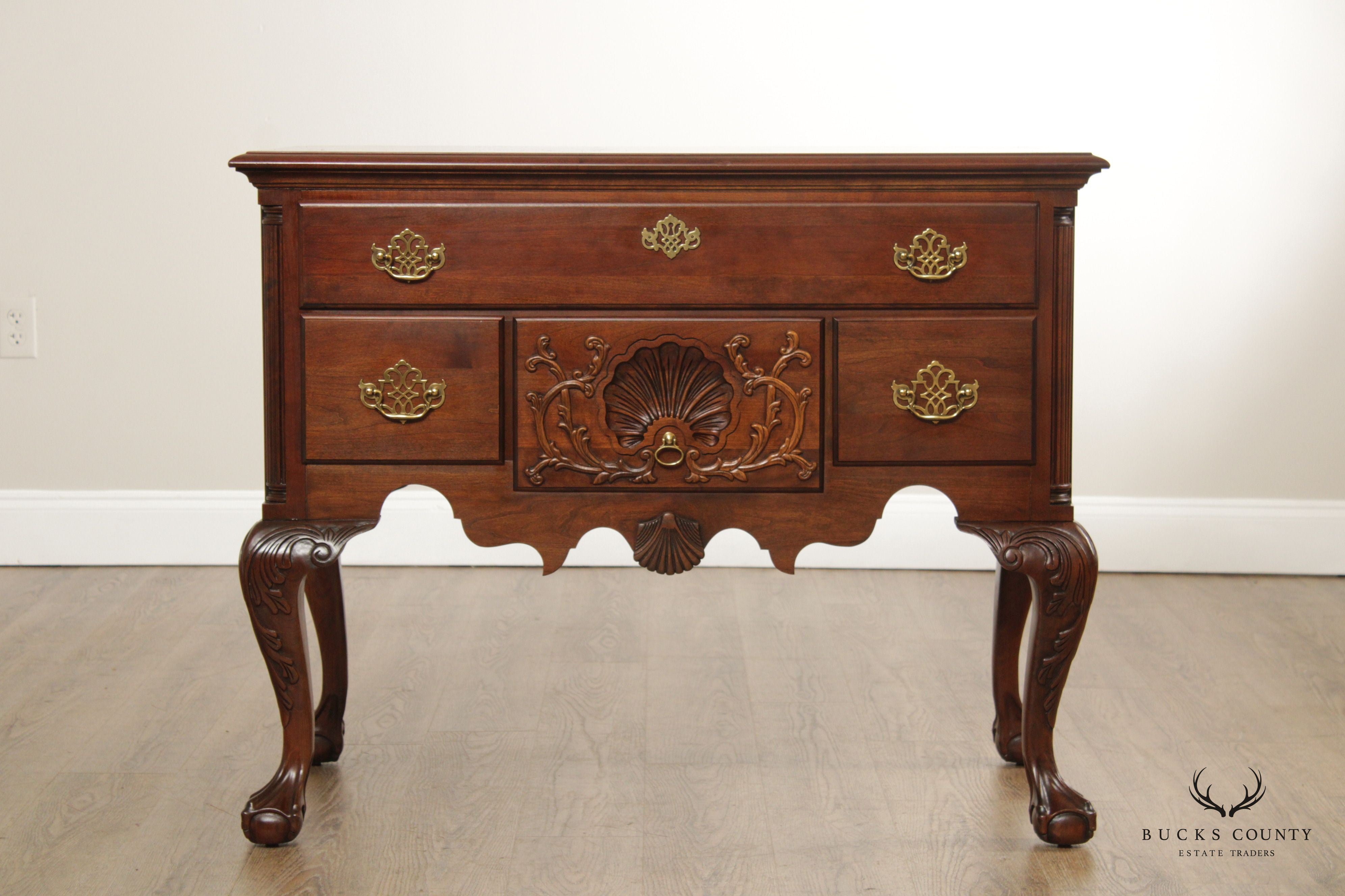 Pennsylvania House Chippendale Style Cherry Lowboy