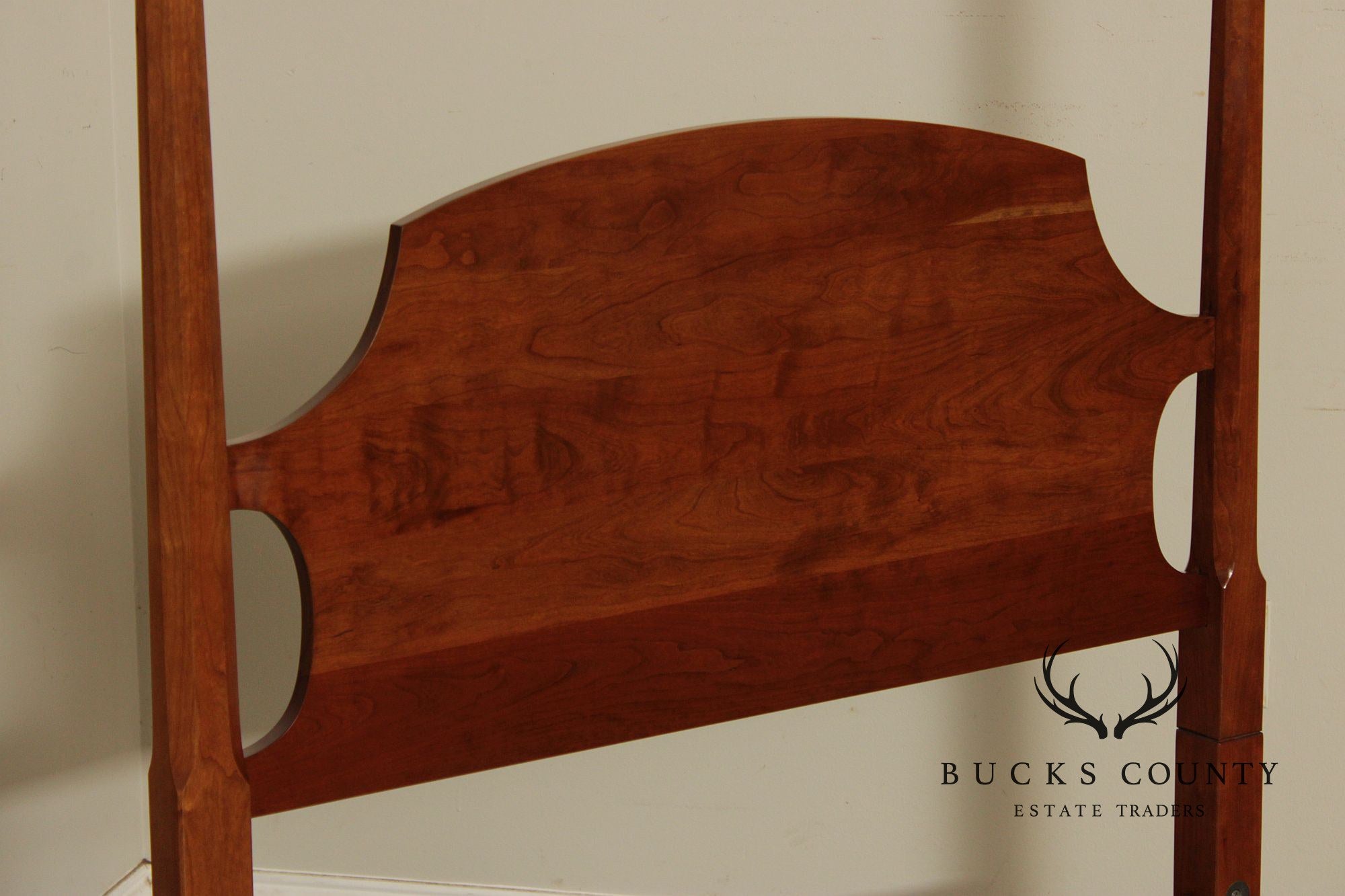 Stickley Traditional Cherry Twin Size Pair Of Poster Beds