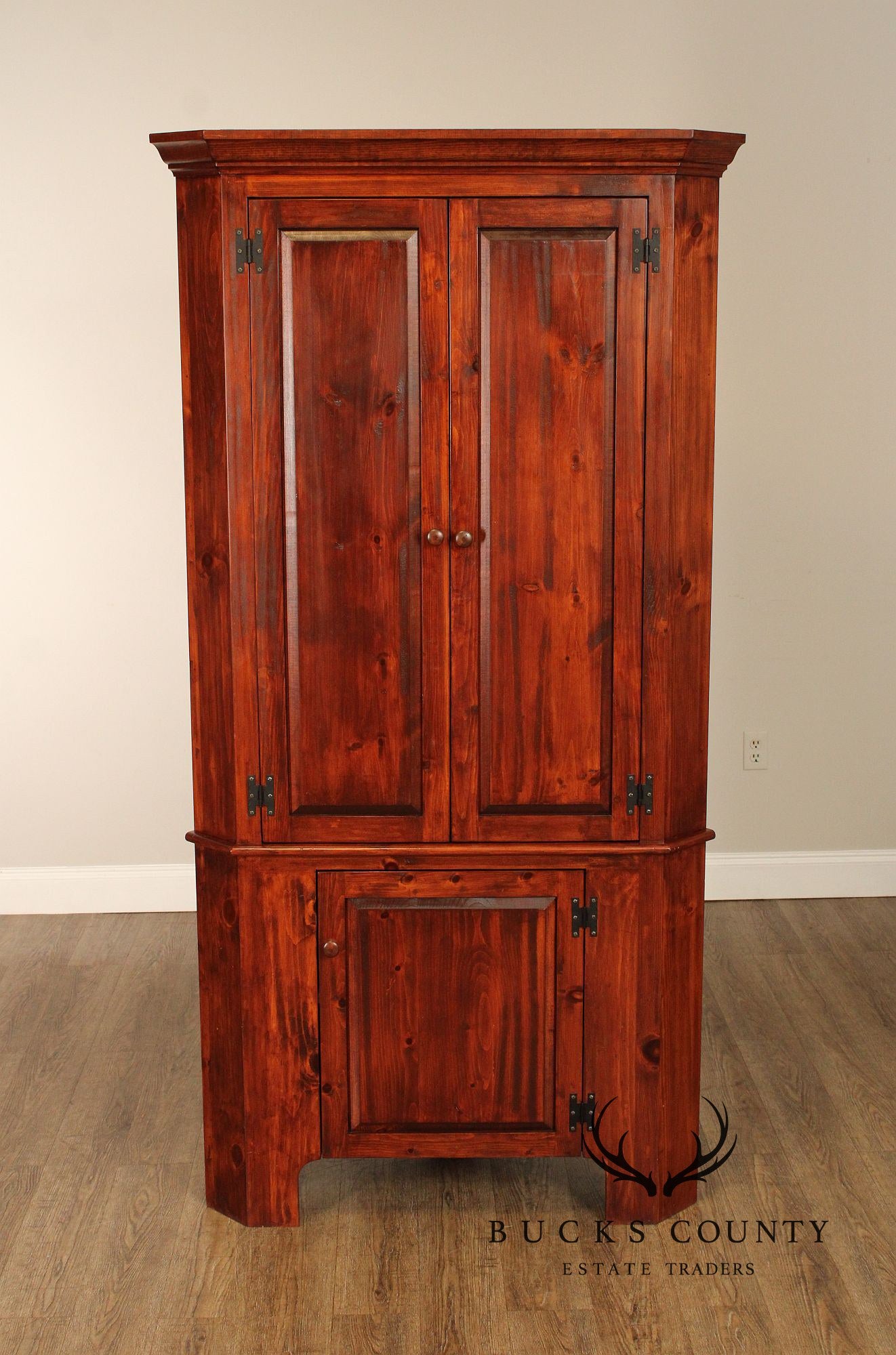 Custom Quality Pine Corner Cupboard