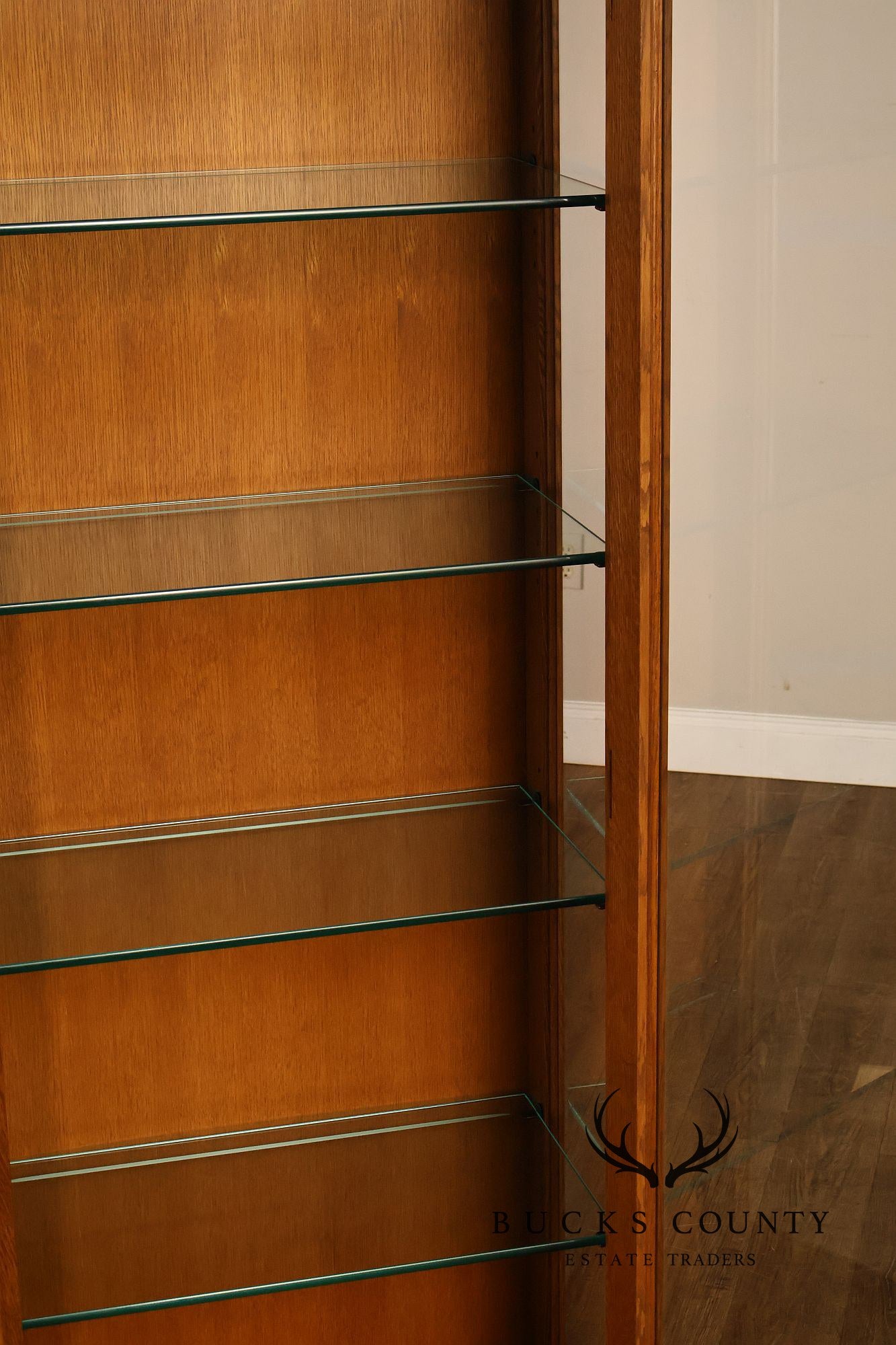 Stickley Mission Collection Oak Display Cabinet