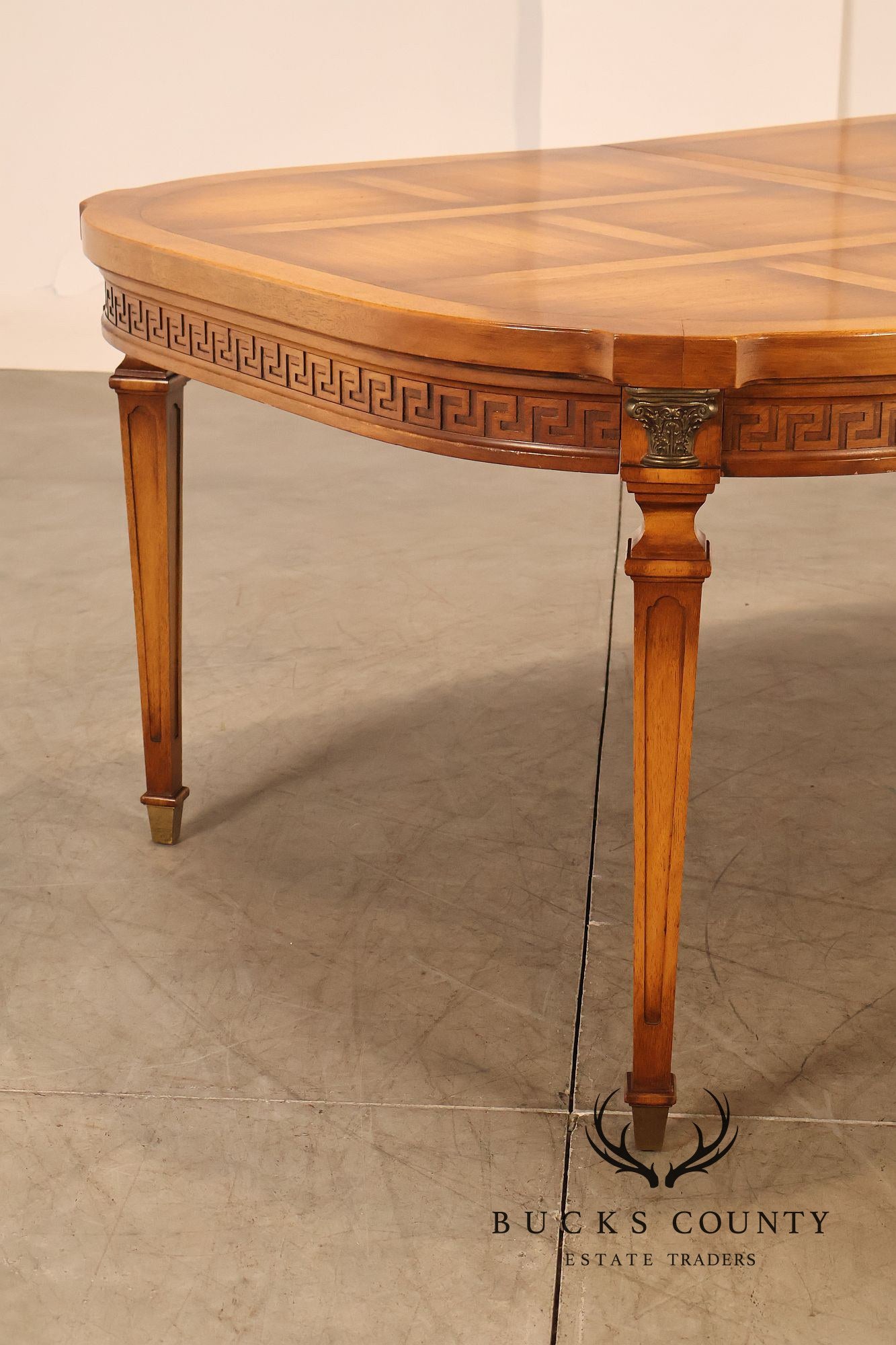 Daniel Jones Inc. Neoclassical Style Expandable Dining Table