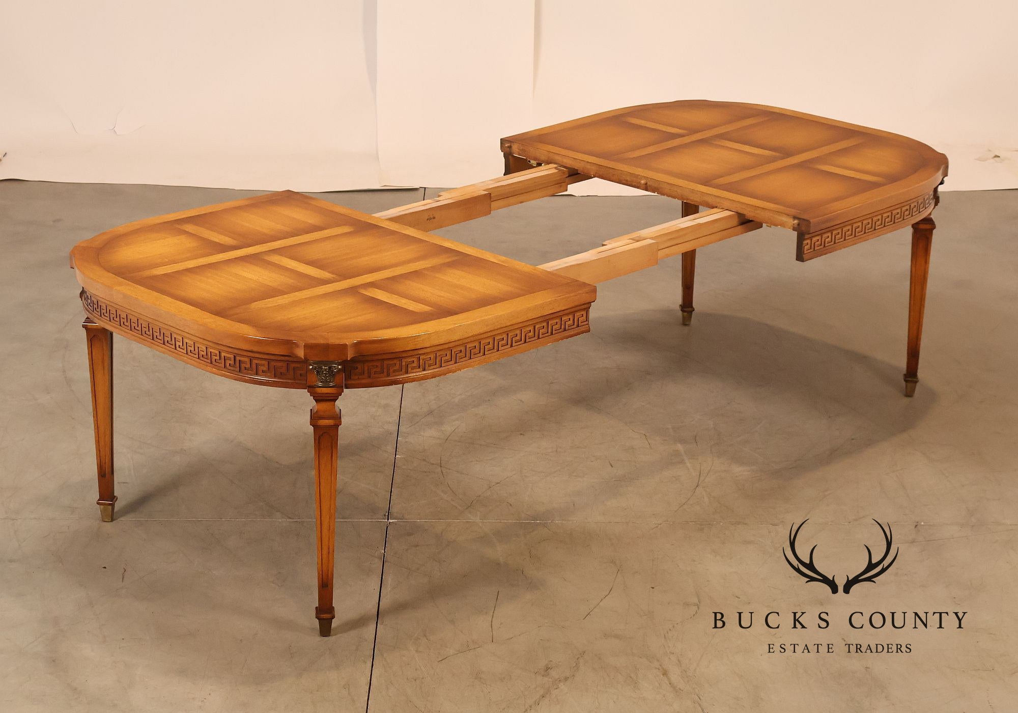 Daniel Jones Inc. Neoclassical Style Expandable Dining Table