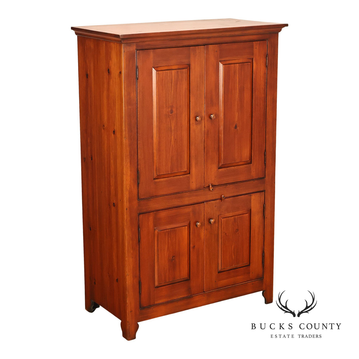 William Draper Cabinetmaker Rustic Pine Armoire