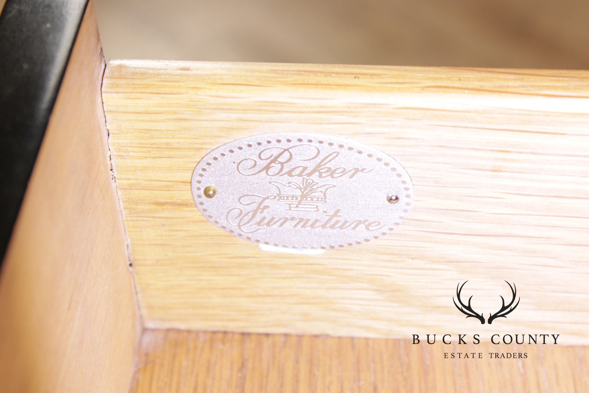 Baker Furniture Napoleon II Style Leather Top Writing Desk