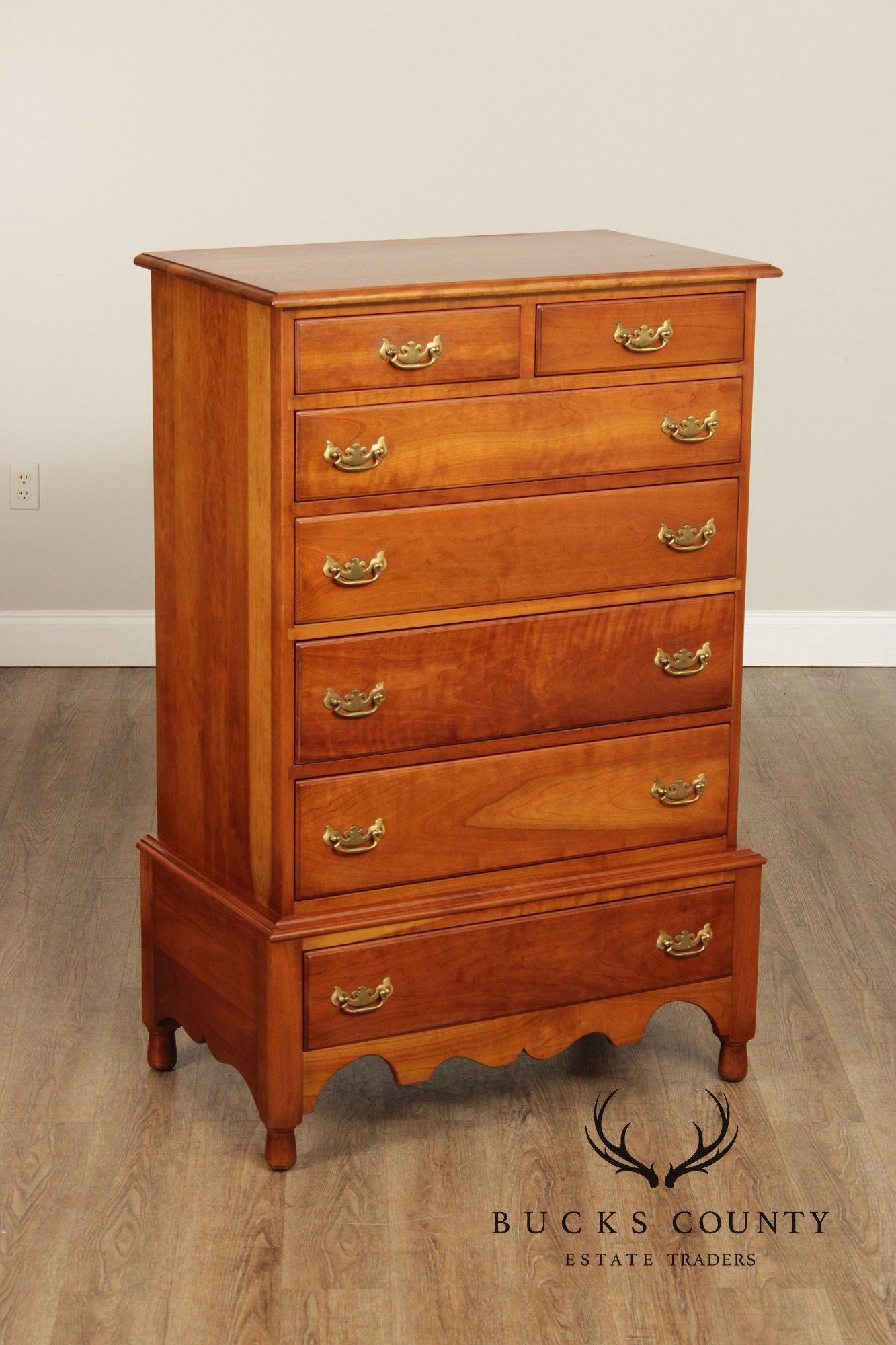 Stickley Vintage Traditional Solid Cherry Tall Chest