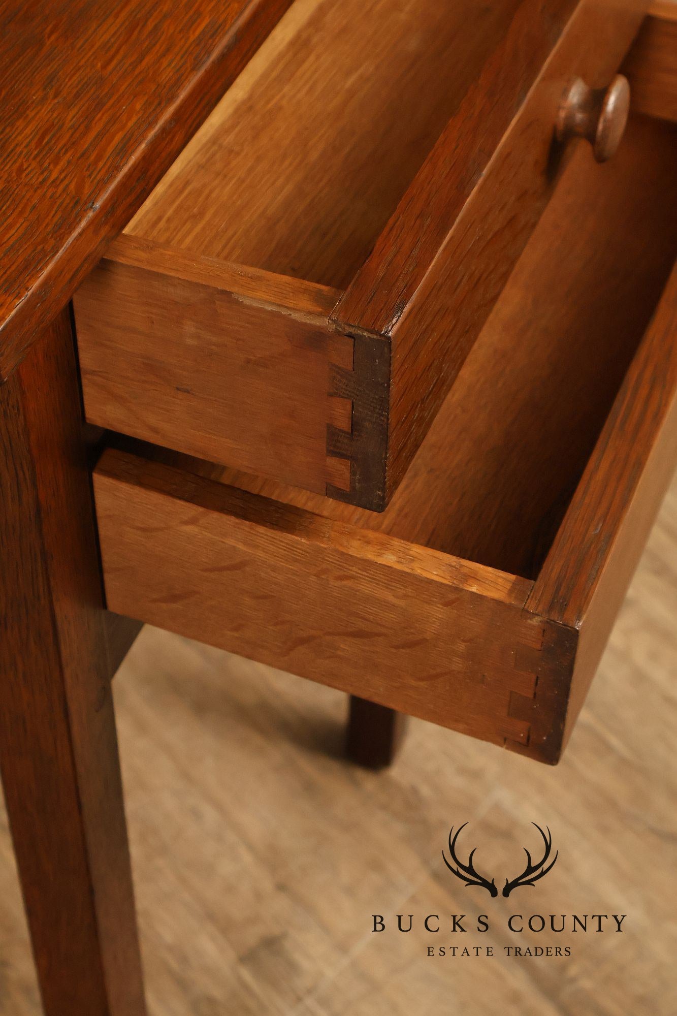 L & JG Stickley Antique Mission Oak Nightstand #642