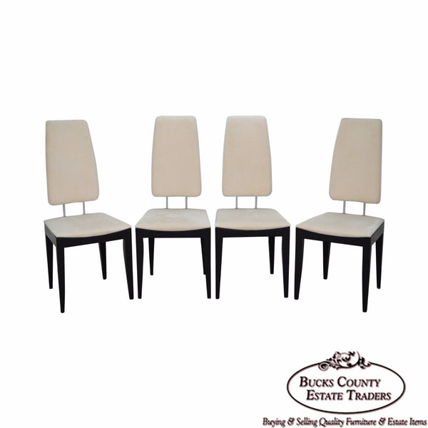 Peter Maly for Tonon Set of 4 Italian Modern Design Dining Chairs