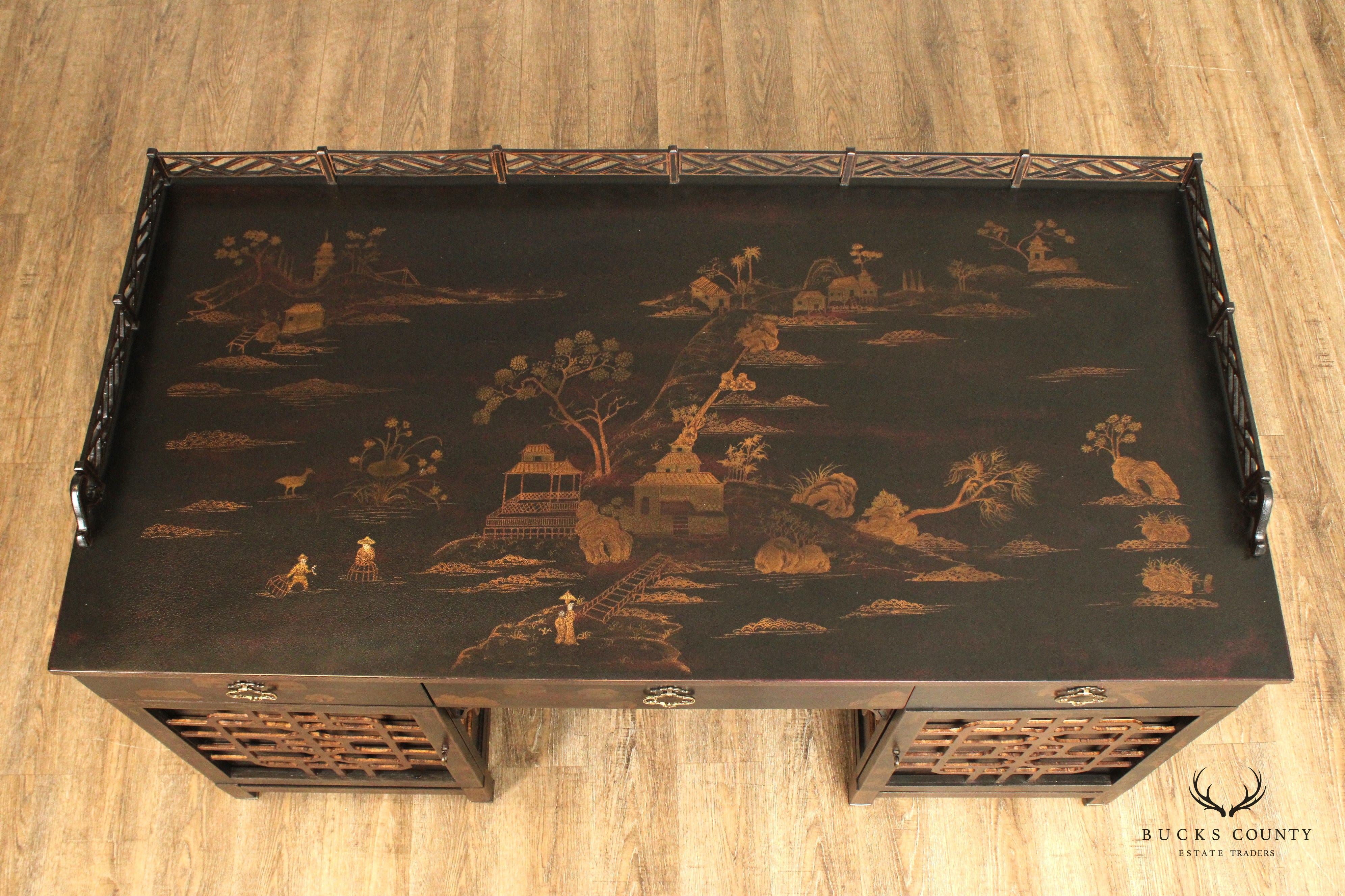 Drexel Heritage 'Mandalay' Asian Style Chinoiserie Desk