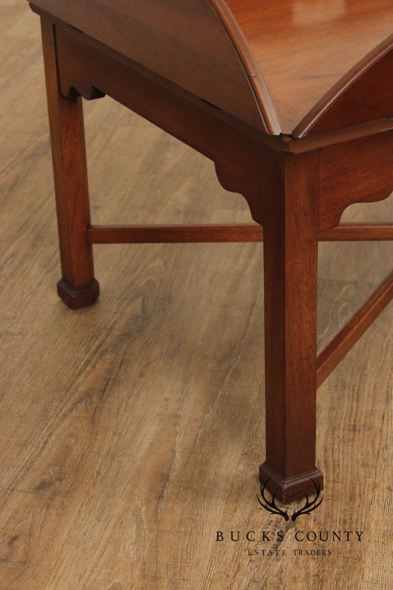 Heritage Chippendale Style Mahogany Butler's Tray Table