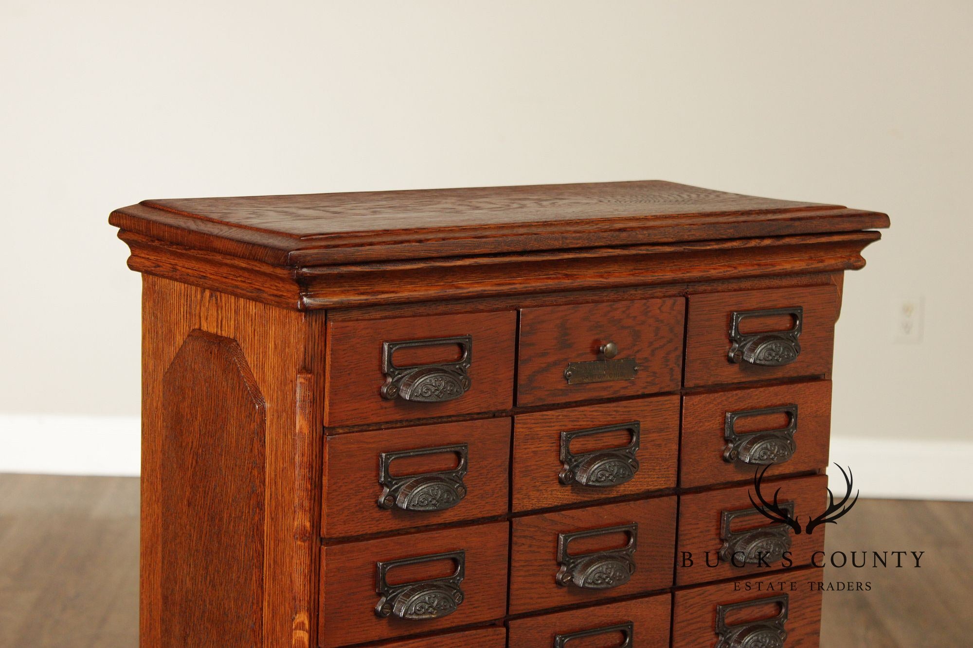 John Danner Antique 36-Drawer Oak Country Store Cabinet