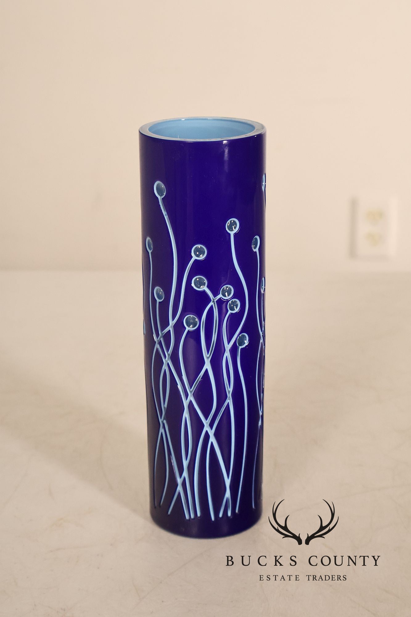 Wedgwood 'Neptune' Blue Vase