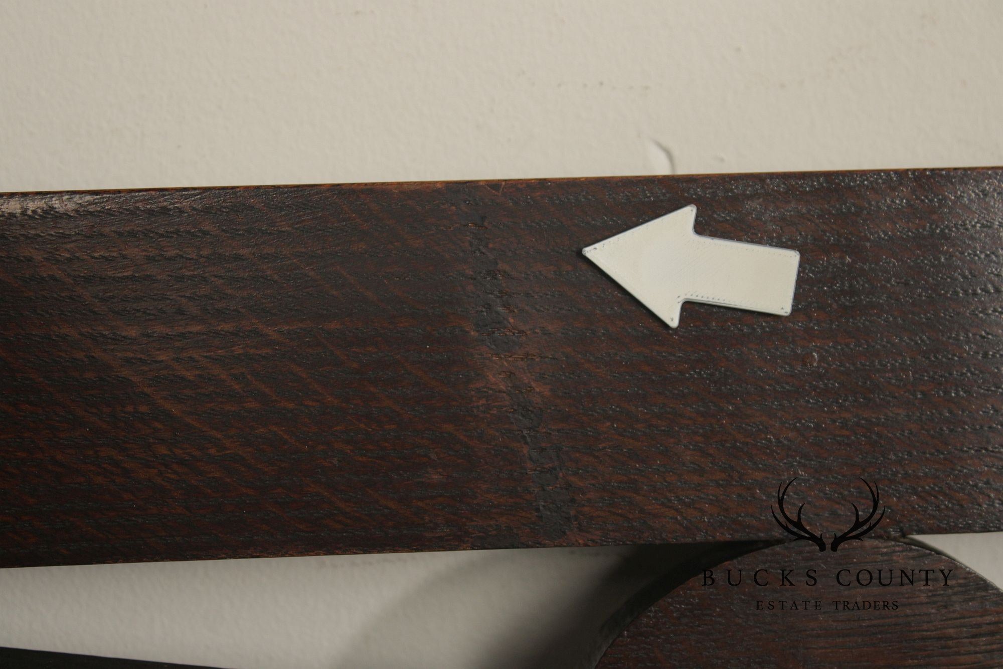 Arts and Crafts Oak Wall Mirror