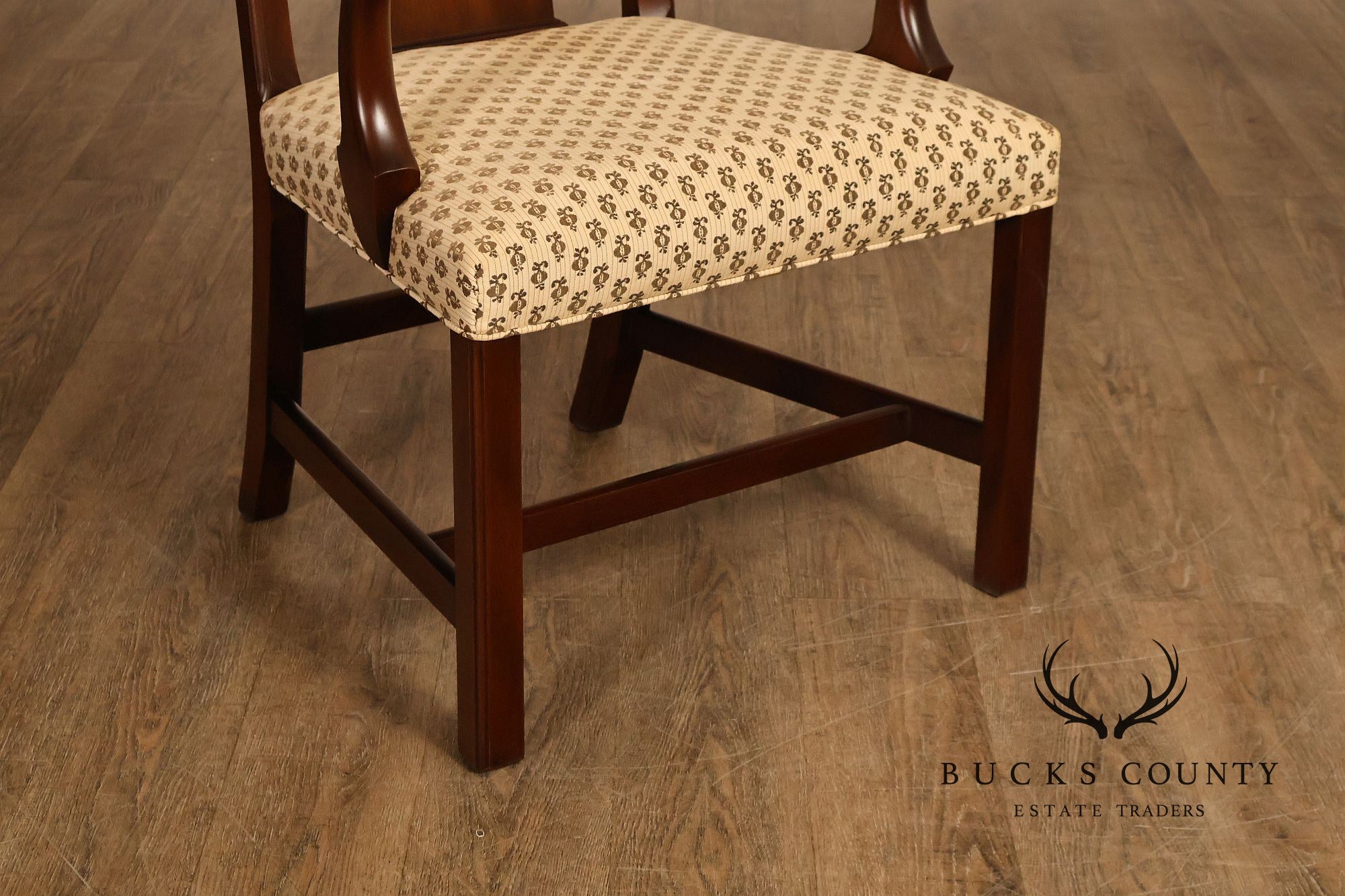 Kittinger Colonial Williamsburg Adaptation Set Of Eight Mahogany Dining Chairs