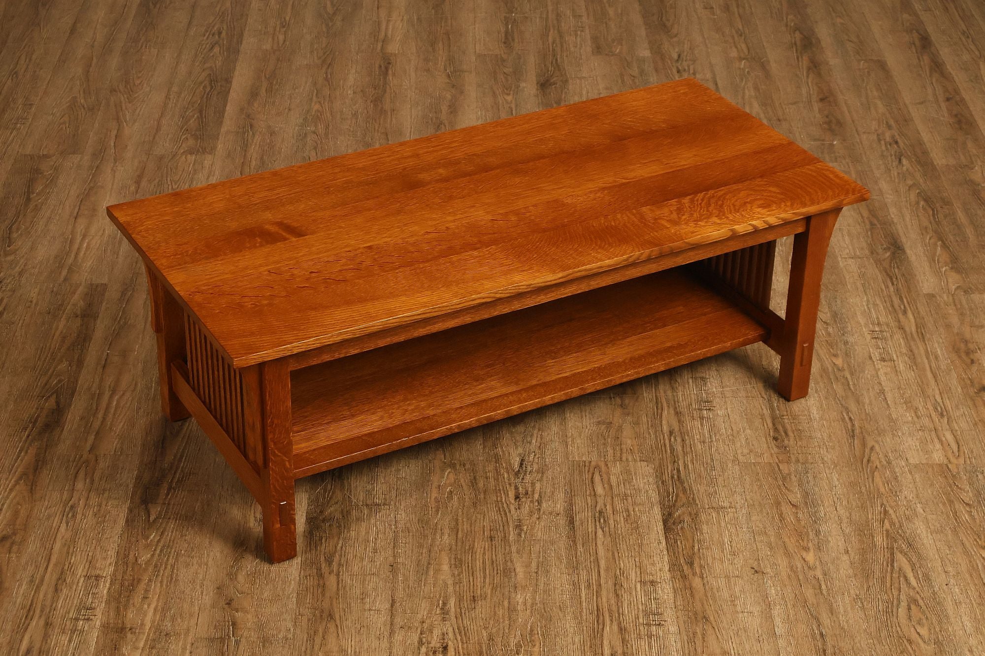 Stickley Mission Collection Oak Spindle Coffee Table