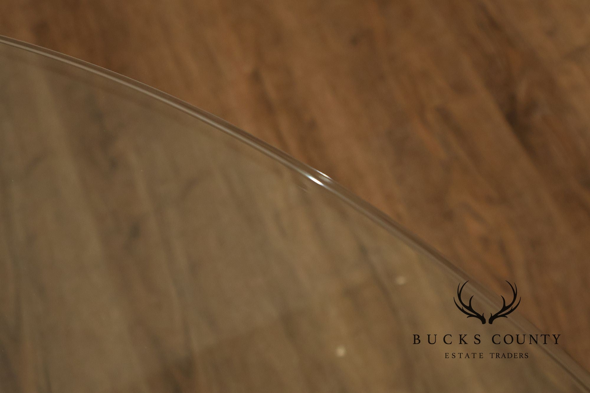 Ficks Reed Round Glass Top 'Sheaf of Wheat' Dining Table