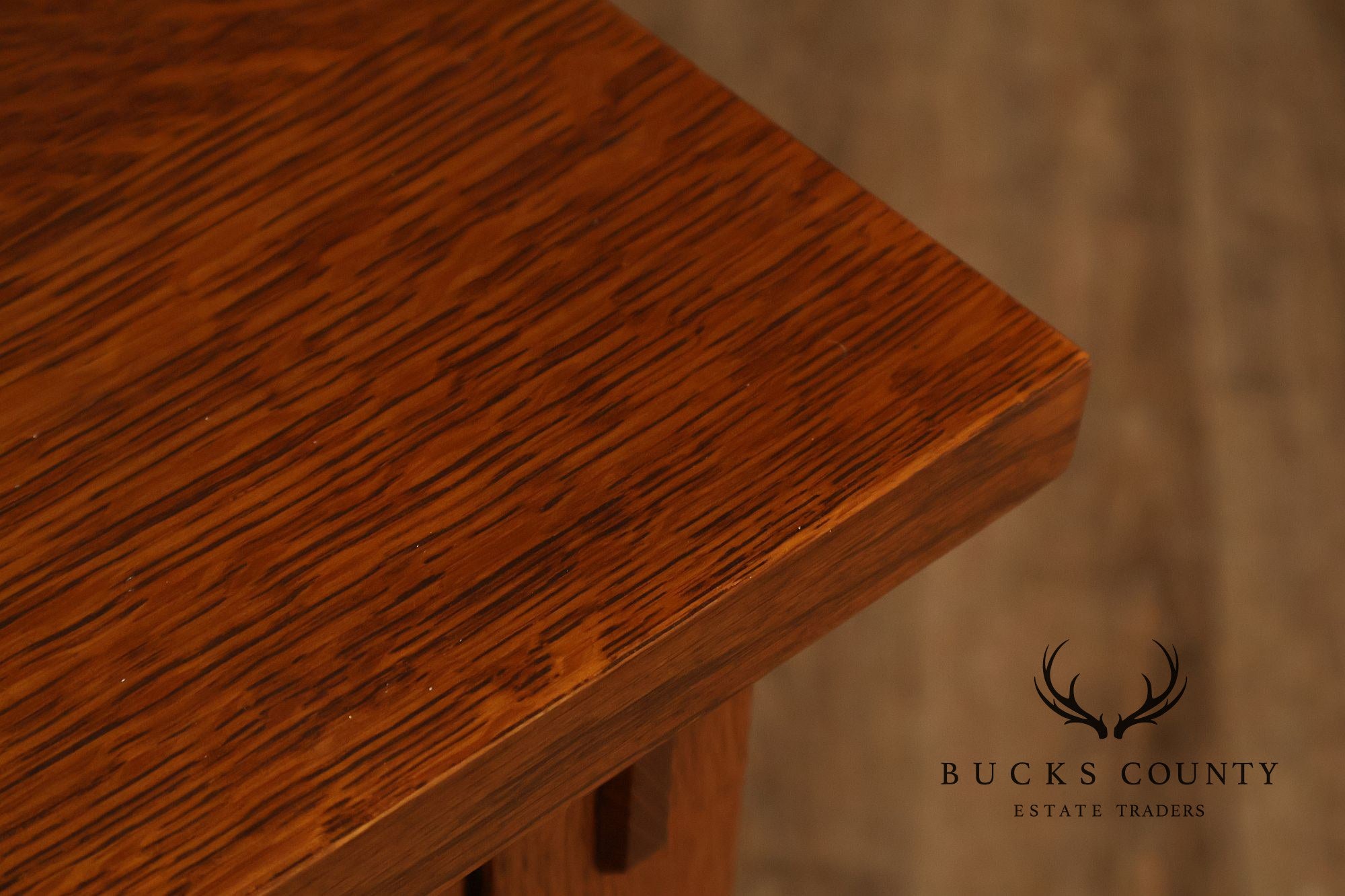 Stickley Mission Collection Oak Executive Desk