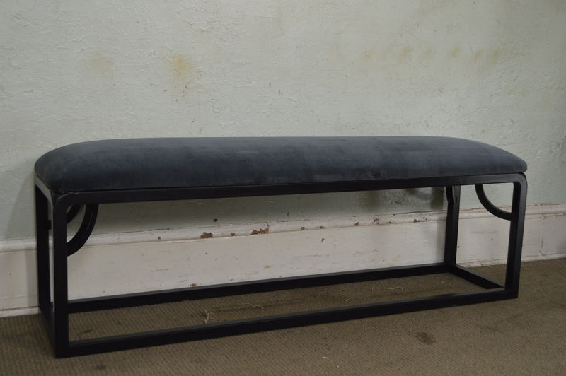 Custom Black Painted Long Bench (B)