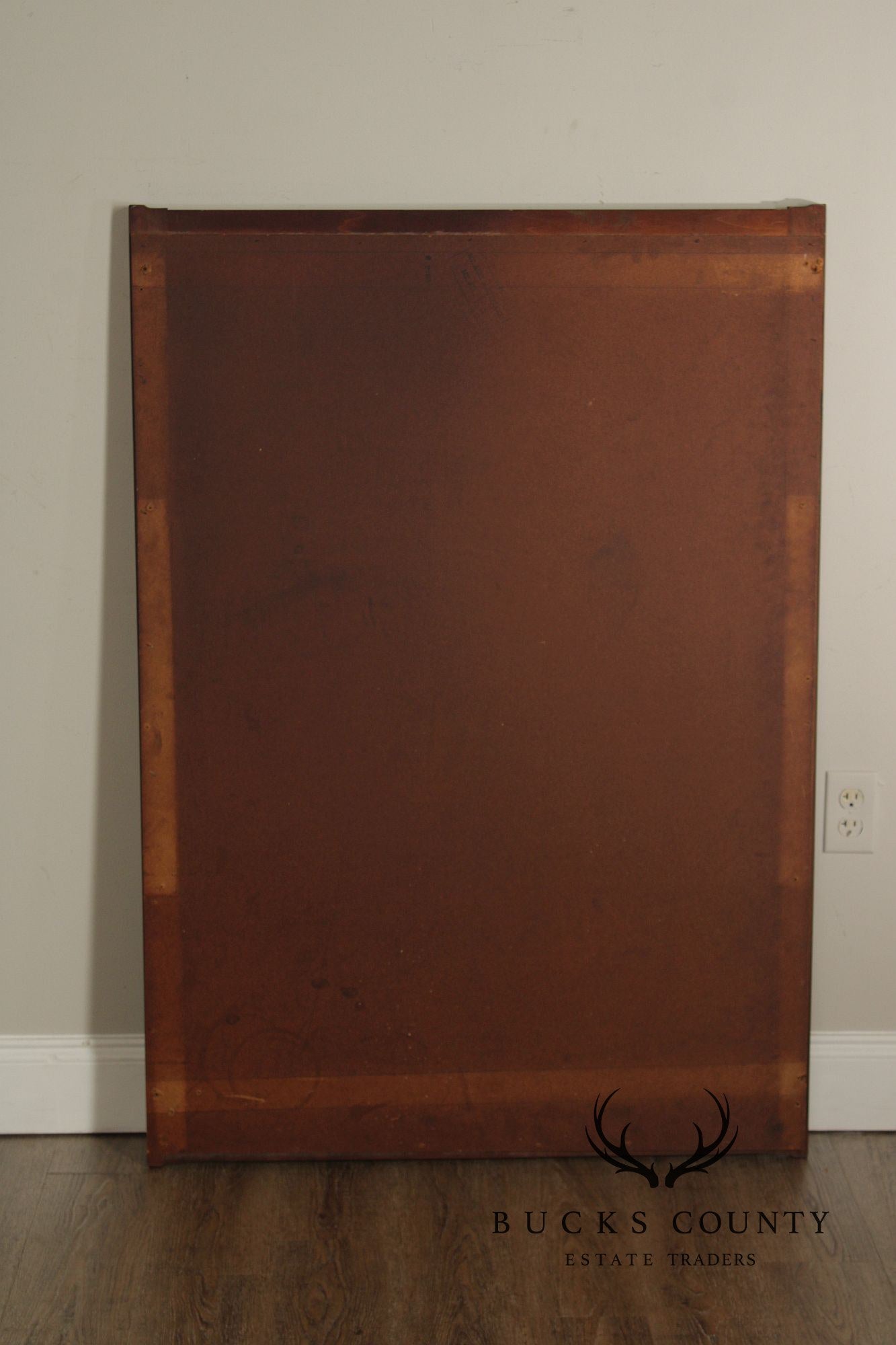 Mid Century Modern Brutalist Burl And Walnut Mirror