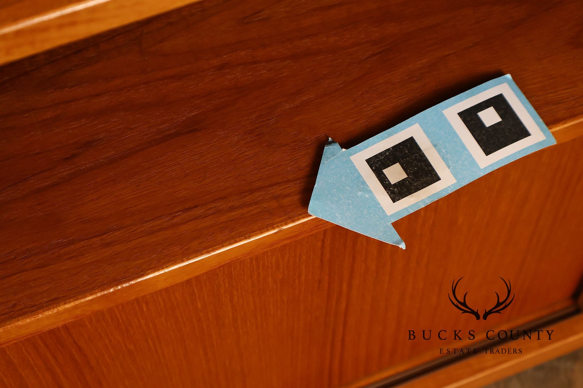 Danish Modern Teak Media Console Cabinet