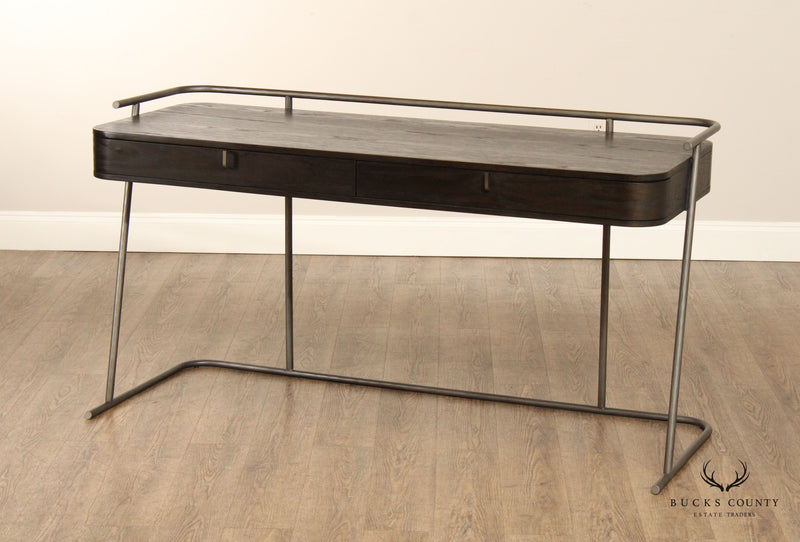 Safavieh Couture Ferrell Modern Industrial Wood And Steel Writing Desk