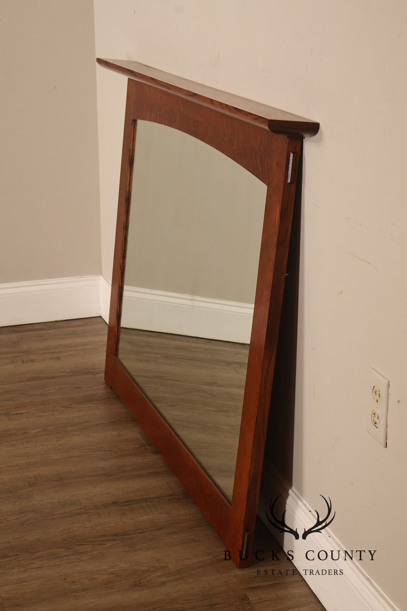 Stickley Mission Collection Oak Wall Mirror