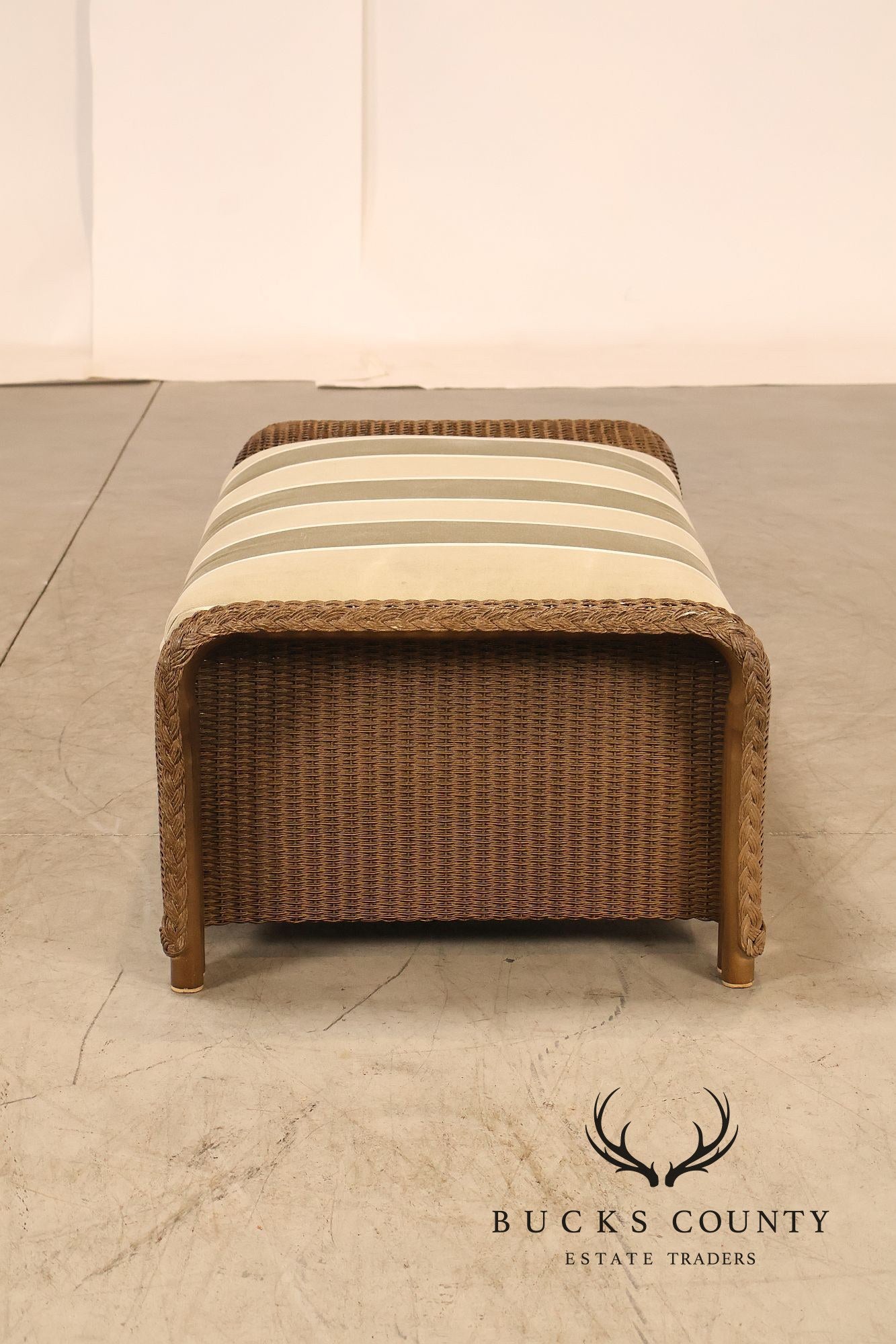 Lloyd Flanders 'Reflections' Outdoor Wicker Ottoman