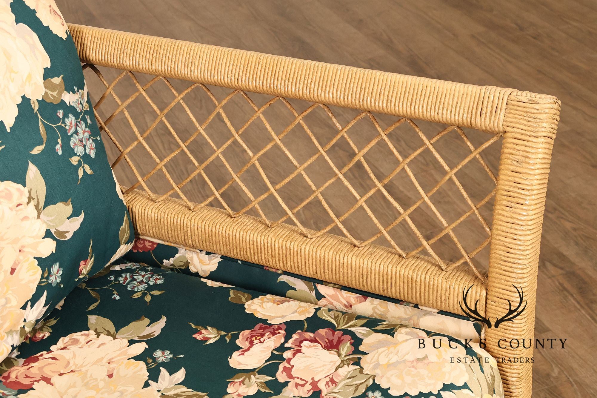 Lexington Henry Link  Furniture Wicker Upholstered Lounge Chair