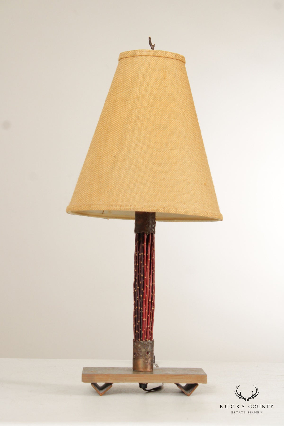 'Forever Twigs' Organic Modern Breeze Red Cedar Table Lamp
