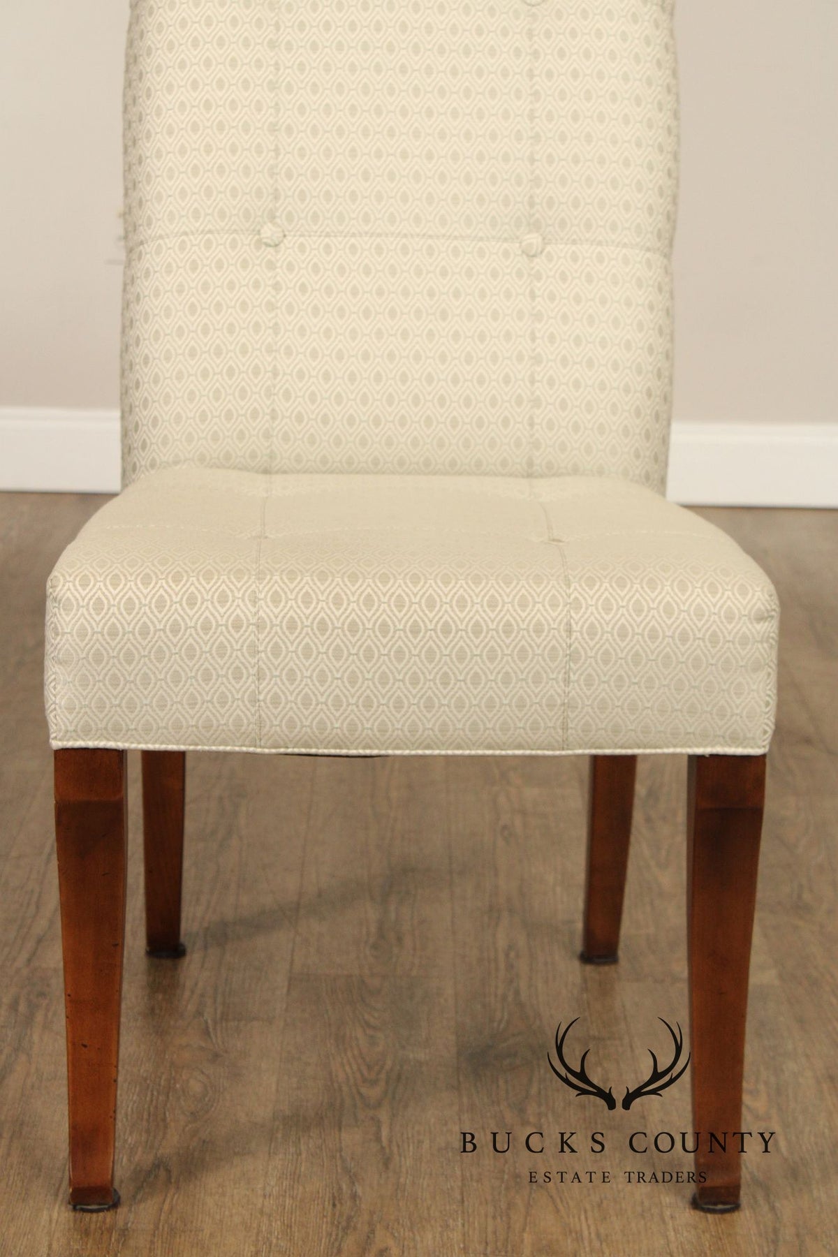 Ethan Allen Button-Tufted Slipper Chair