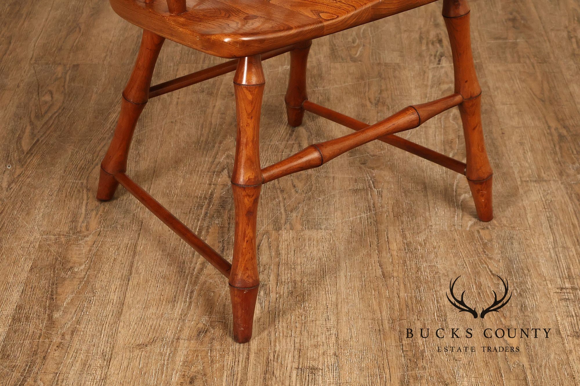 Harden Oak and Cherry Windsor Armchair