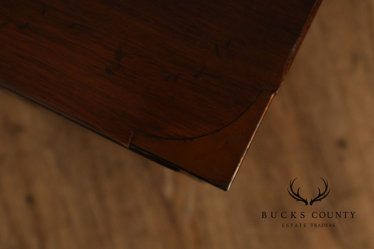 Heritage Campaign Style Walnut Nightstand