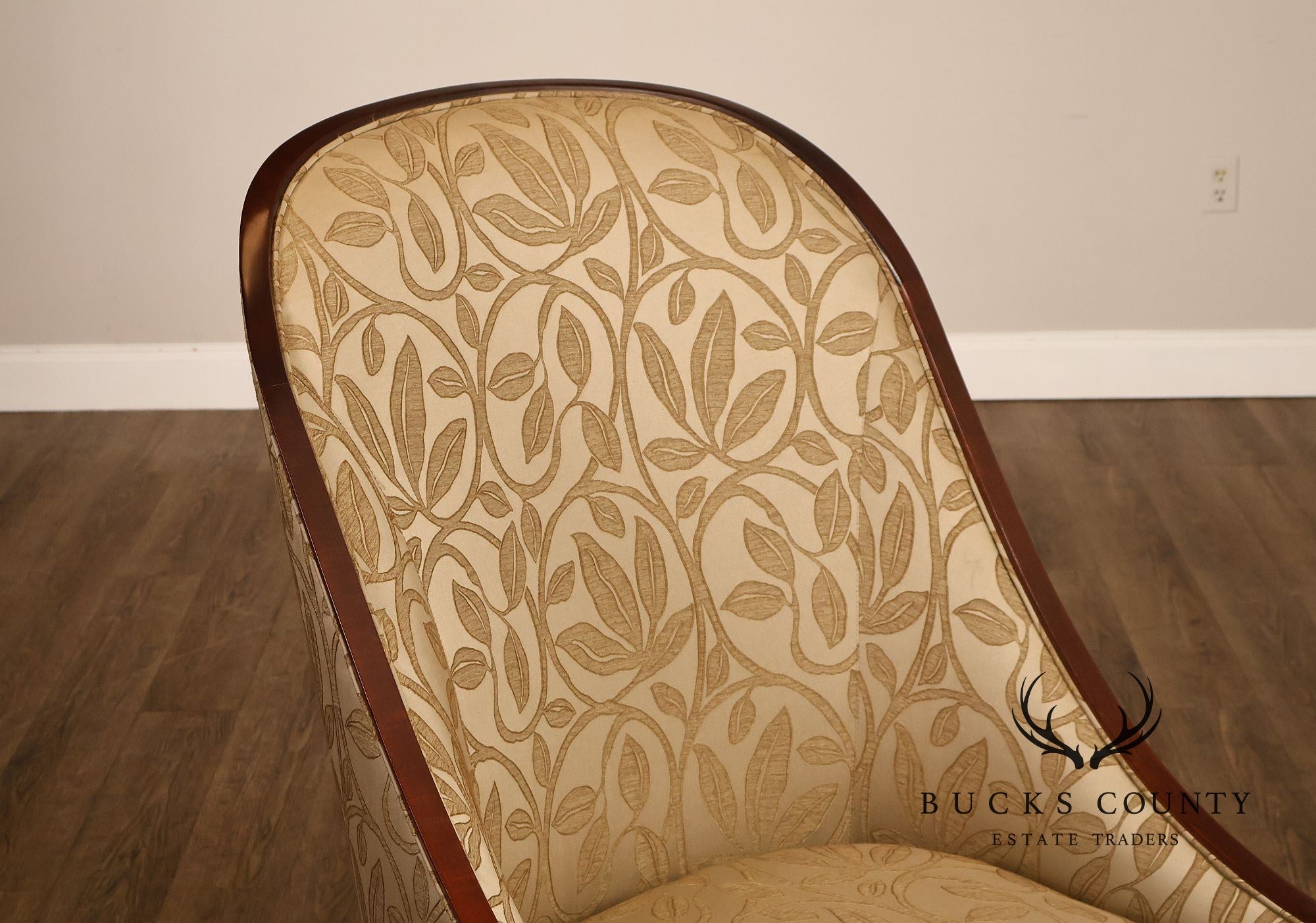 John Widdicomb High Back Upholstered Lounge Chair