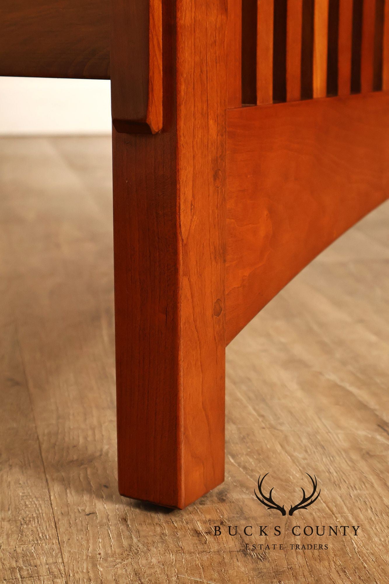 Stickley Mission Collection Cherry Spindle Twin Size Bed