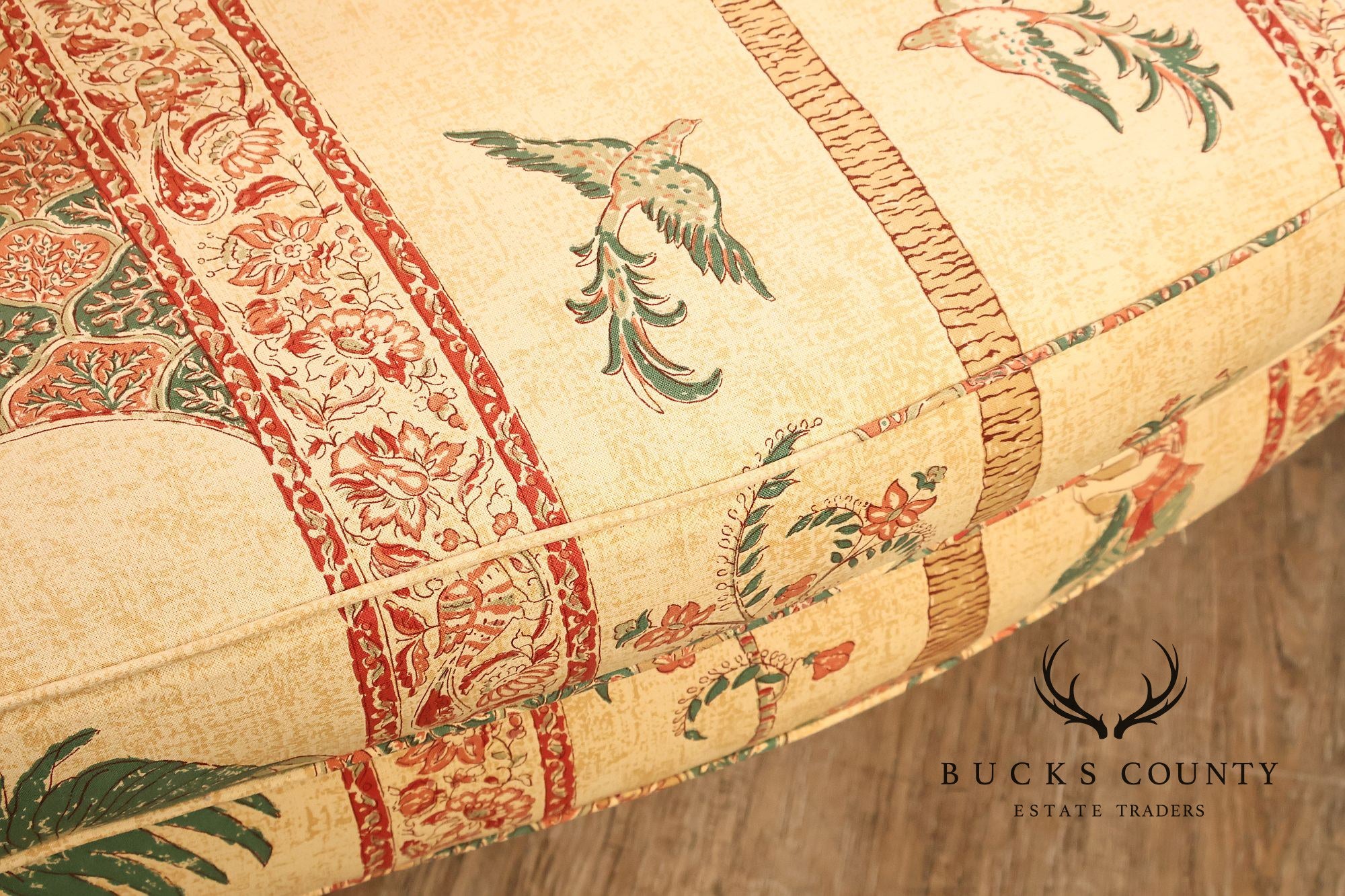 Kittinger Williamsburg Adaptation Chippendale Style Mahogany Wing Chair