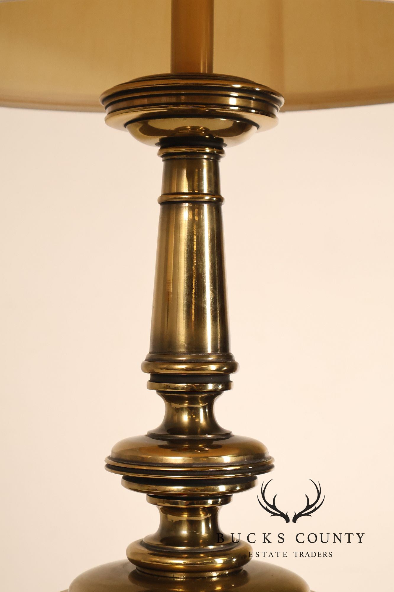 Stiffel Vintage Pair of Brass Table Lamps