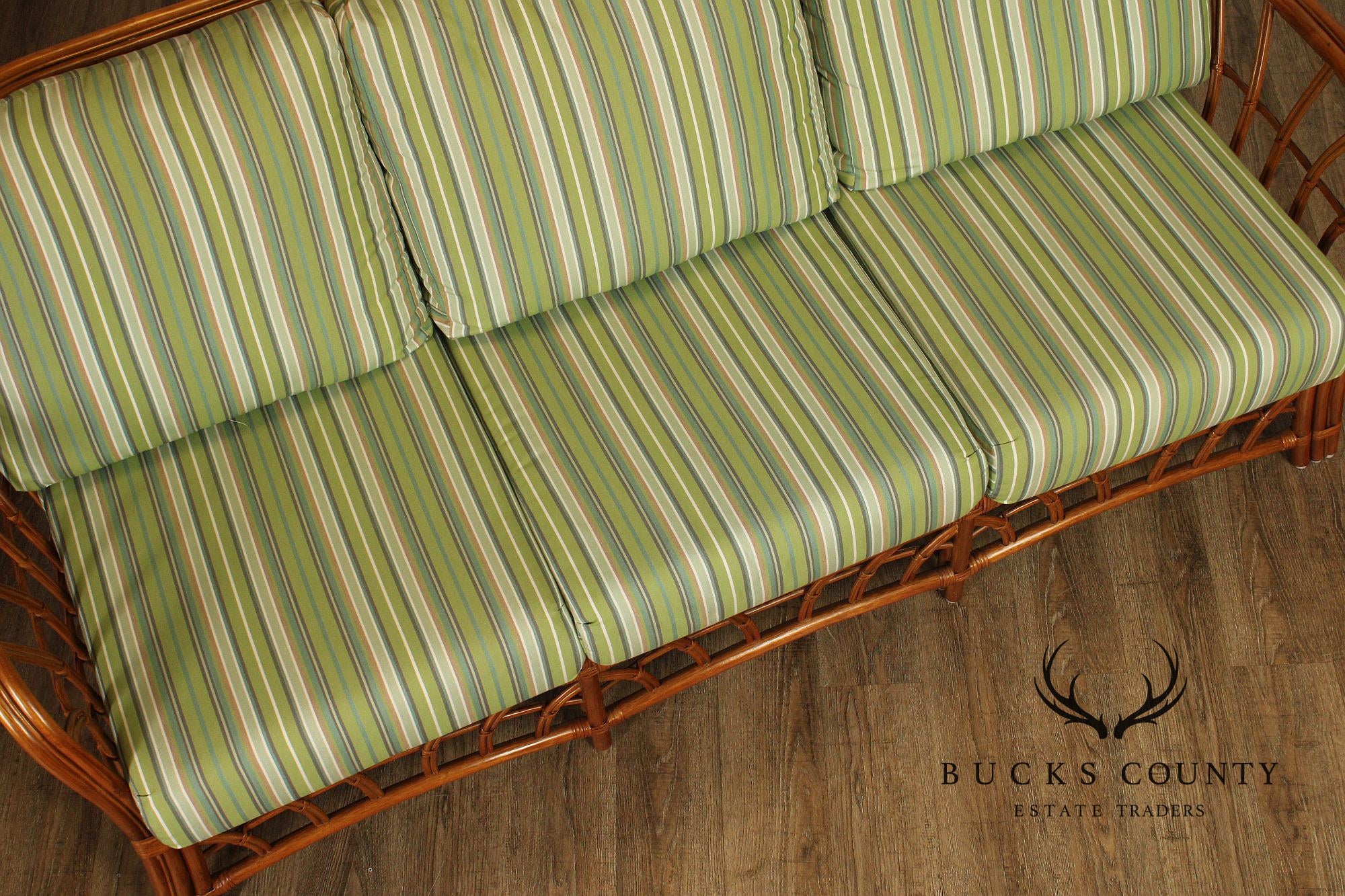South Sea 'New Kauai' Rattan Sofa With Sunbrella Cushions