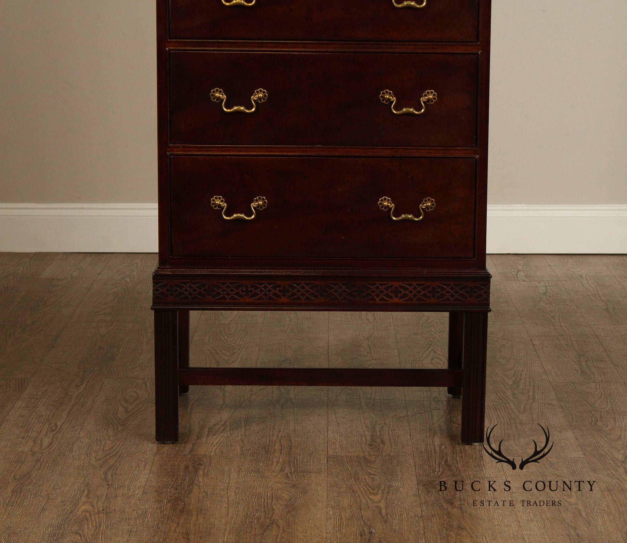 Henredon Chippendale Style Mahogany Lingerie Chest