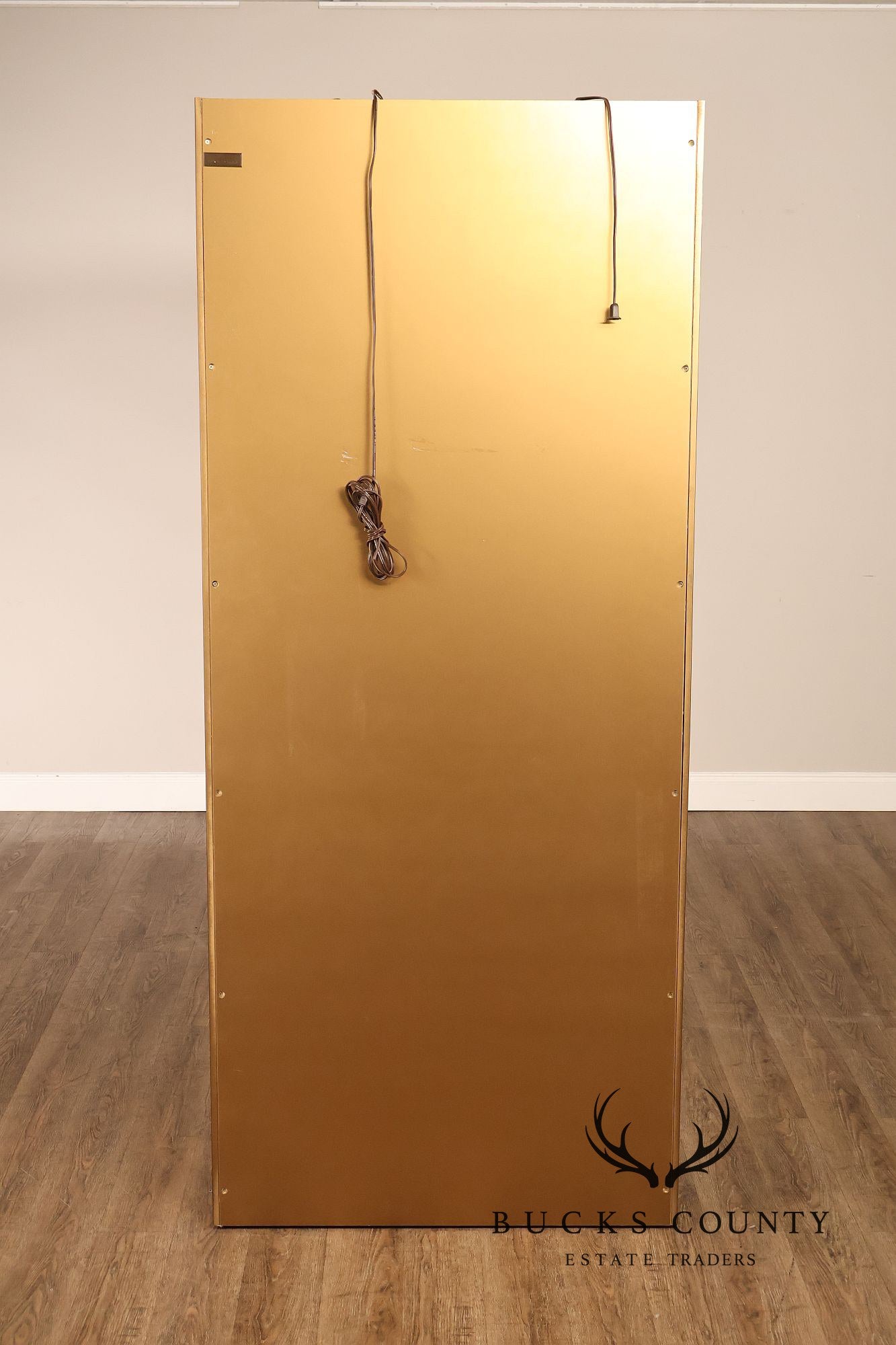 Mastercraft Mid Century Modern Brass And Glass Display Cabinet