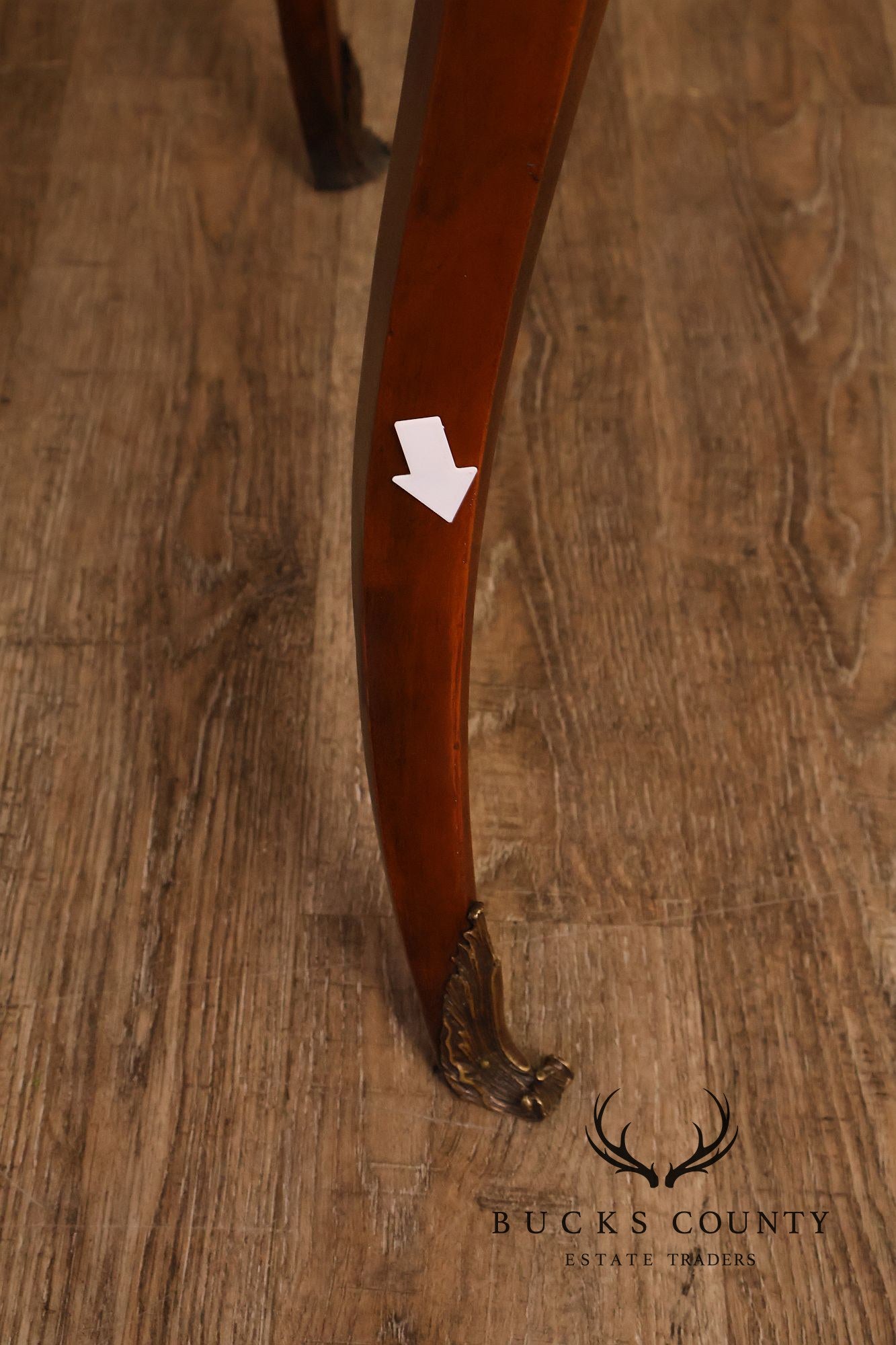 Theodore Alexander Chateau Du Vallois French Louis XV Style Walnut Leather Writing Desk