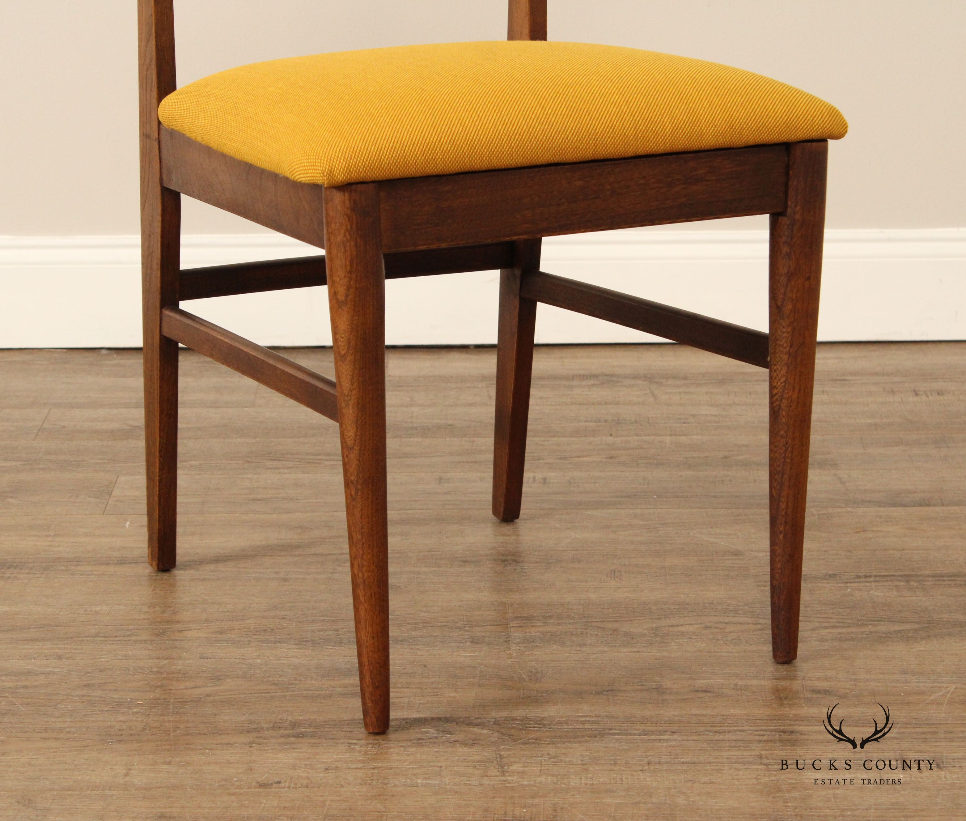 Mid Century Modern Walnut Side Chair