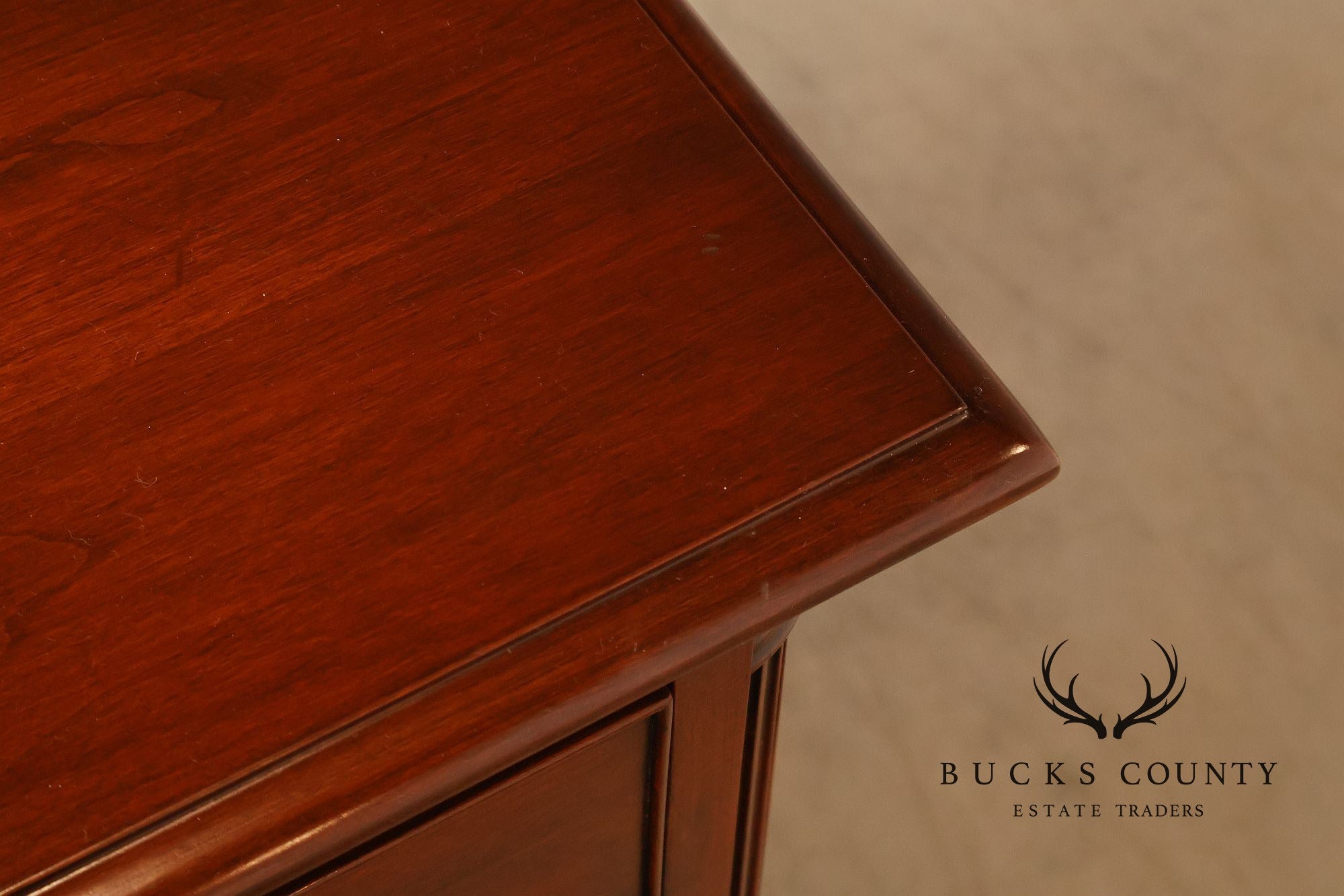 Henkel Harris Chippendale Style Cherry Double Dresser