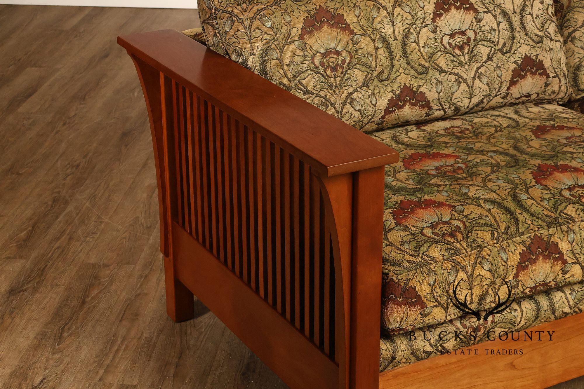 Stickley Mission Collection 'Fayetteville' Cherry Frame Sofa