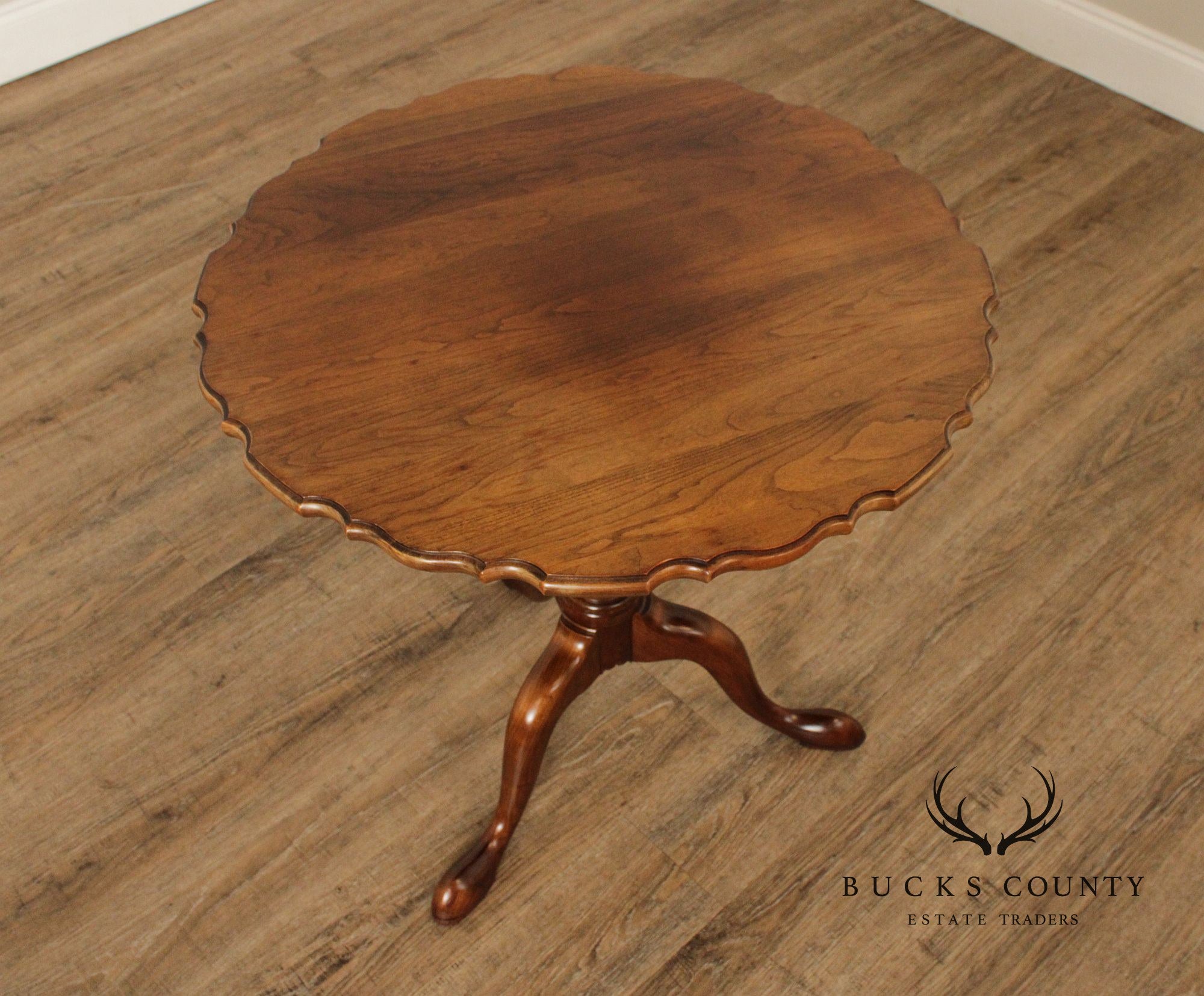 Stickley Cherry Pie Crust Tea Table