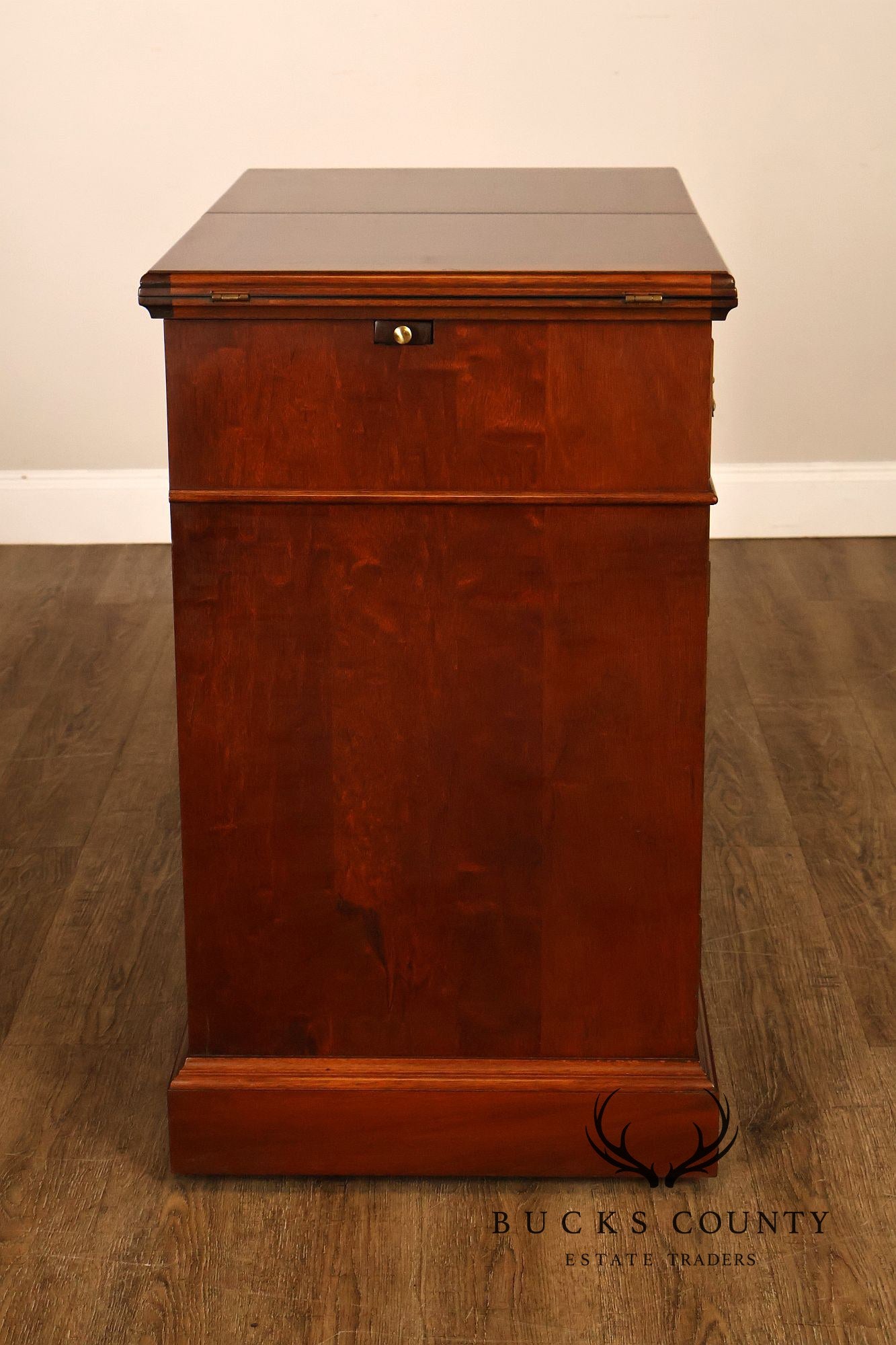 Stickley Traditional Mahogany Flip-Top Server Cabinet
