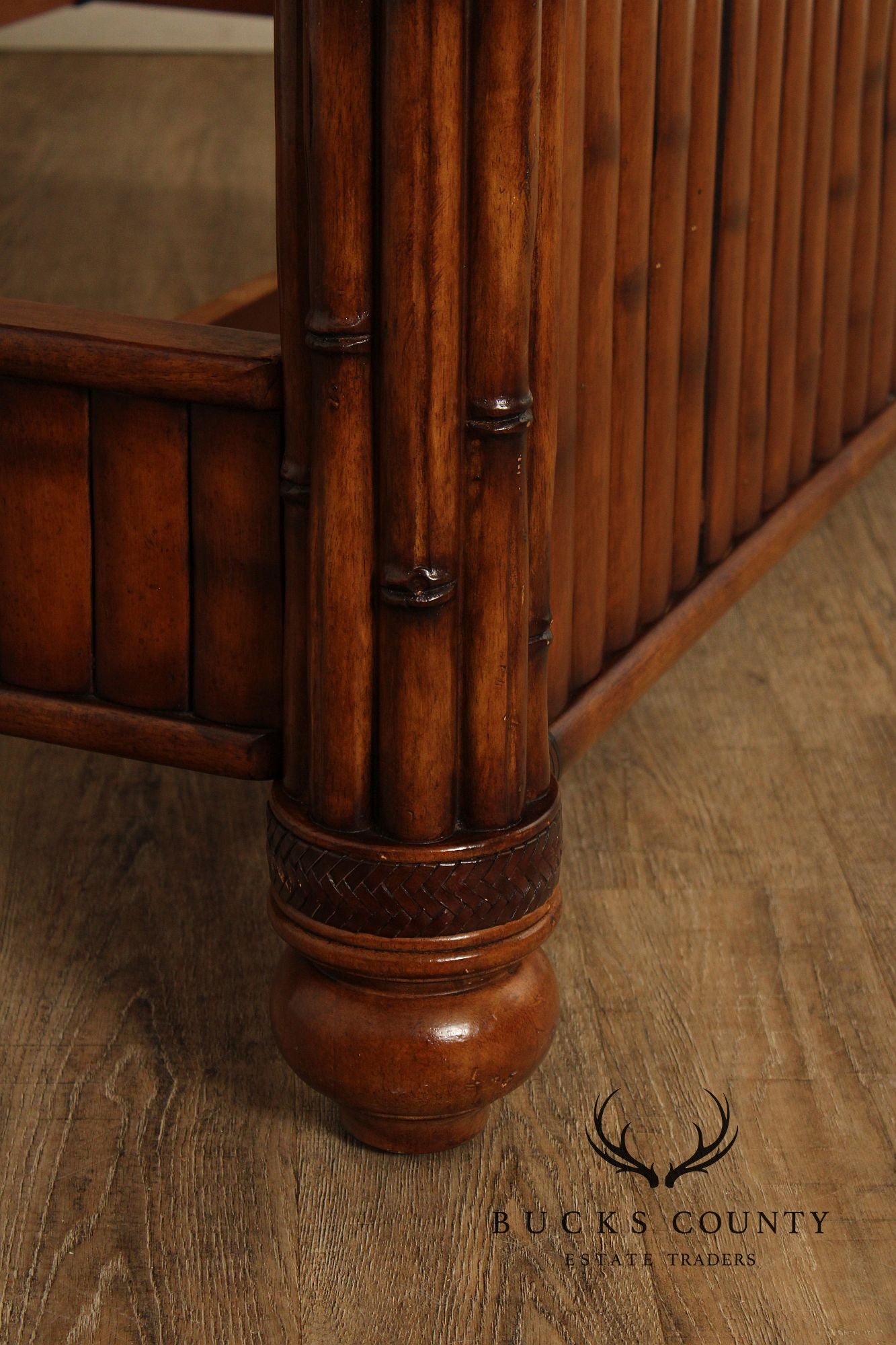 Tommy Bahama British Colonial Style Queen Poster Bed