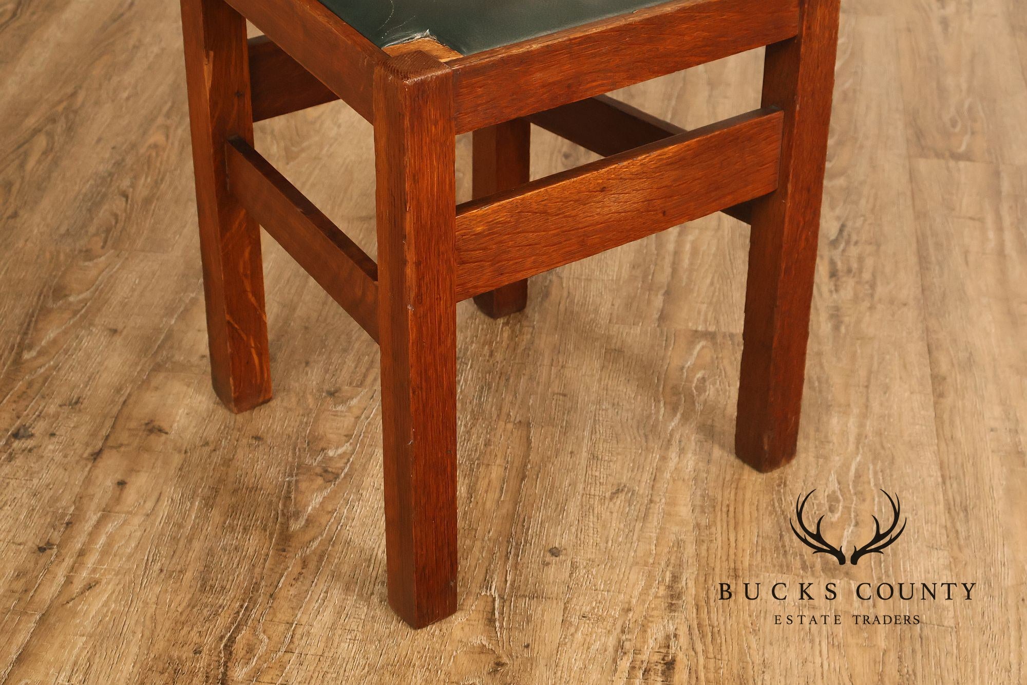 Antique Stickley Brothers Model 825 1/2 Oak Dining Chair