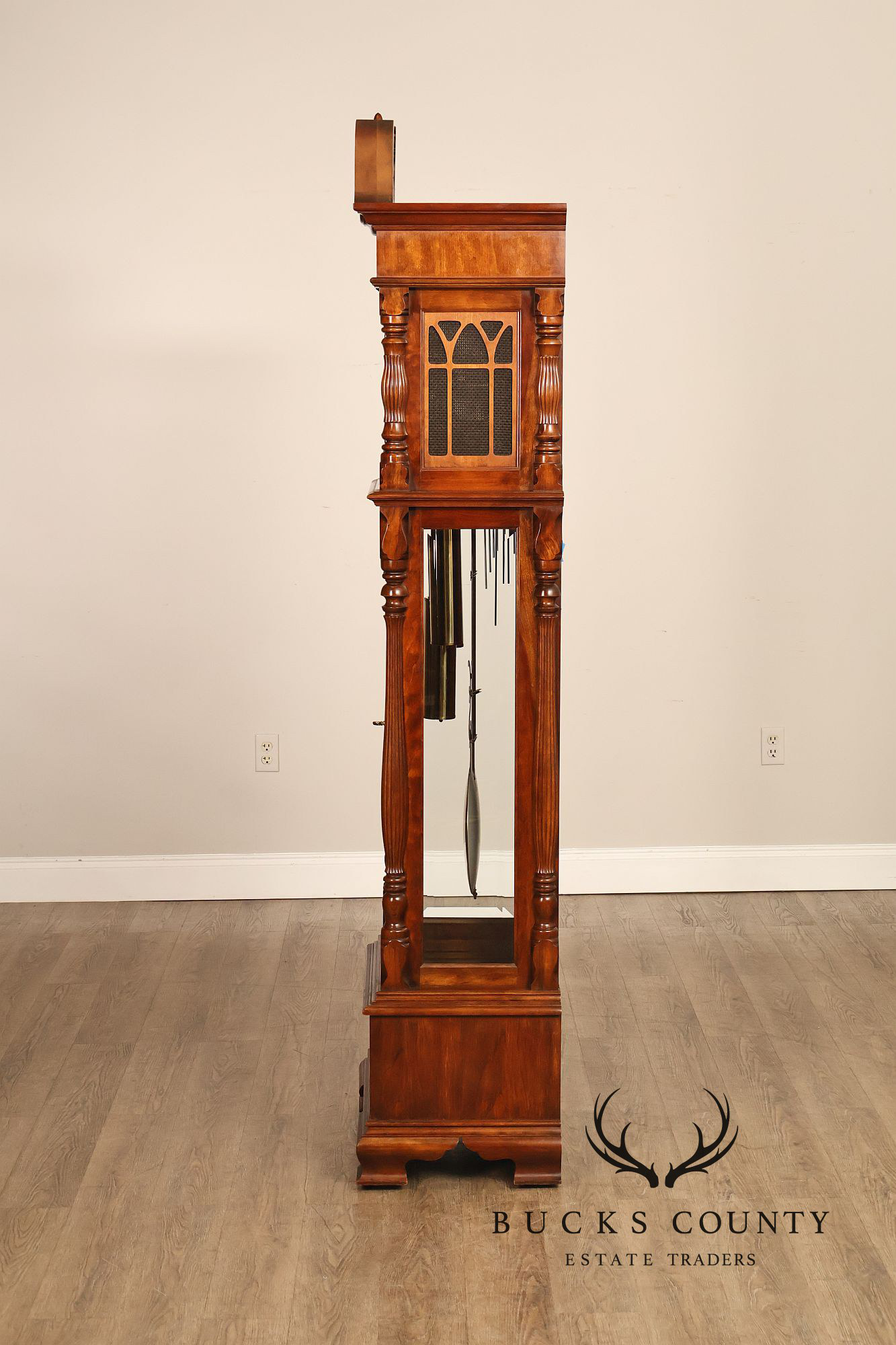 Ridgeway Traditional Cherry Grandfather Clock