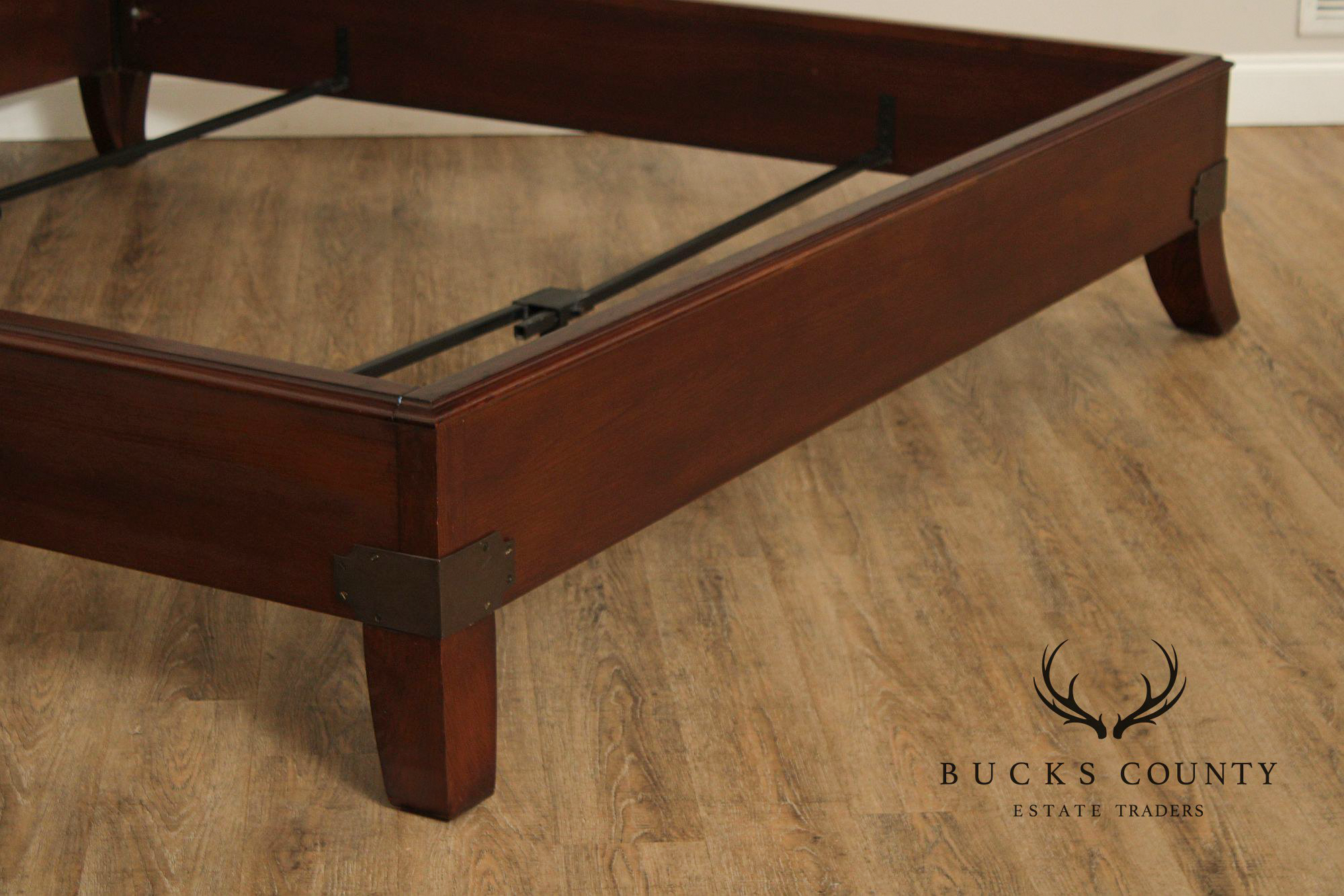 Hickory Chair Leather 'Chelsea' King Bed