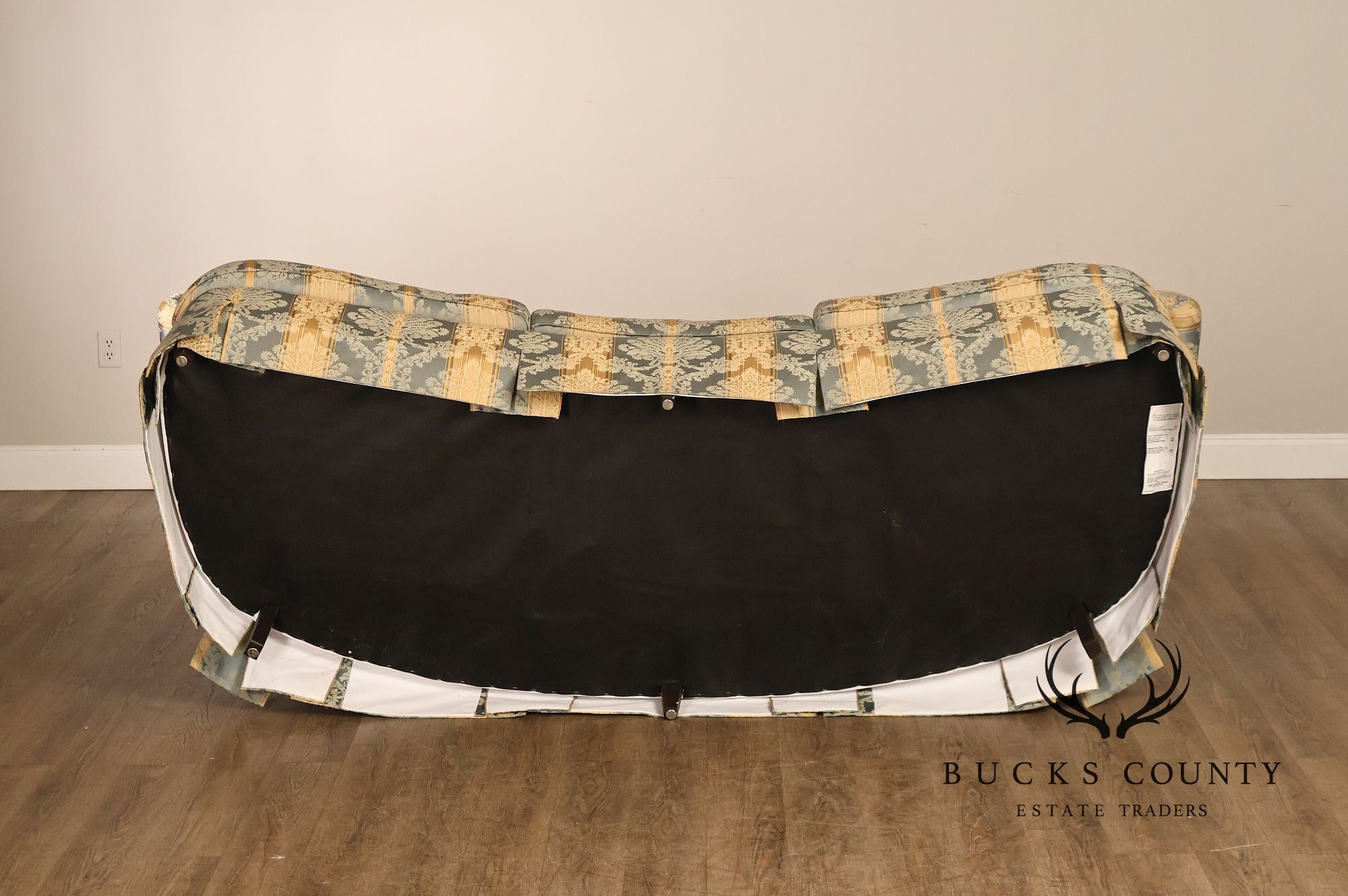 Kindel Custom Upholstered Channel Back Sofa