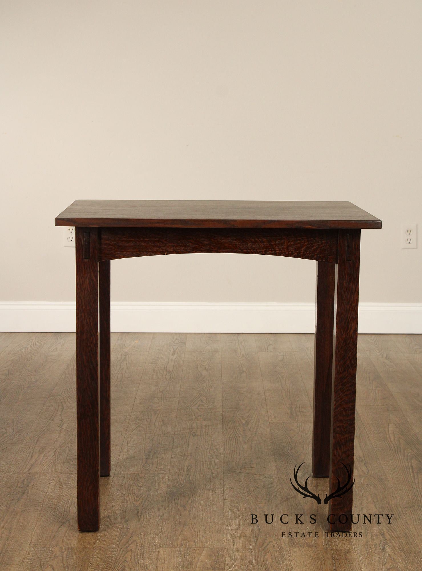 Stickley Mission Style Oak Side Or Writing Table